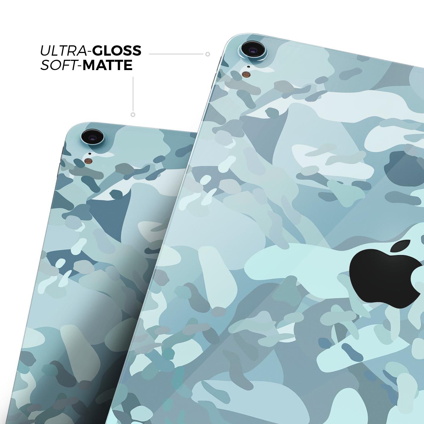Desert Sea Camouflage V2 skin decal for Apple iPad Pro, showcasing a stylish camouflage design with a smooth finish.