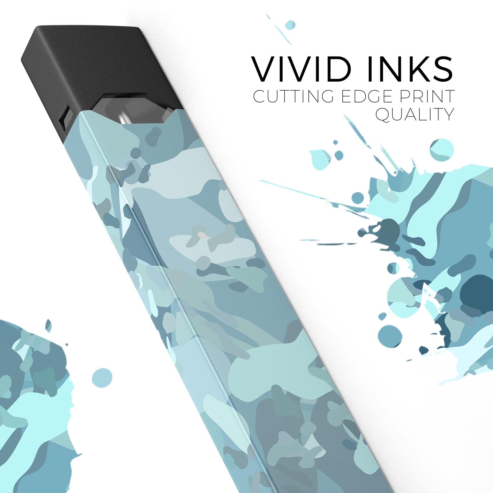 Desert Sea Camouflage V2 skin wrap for JUUL device, showcasing a unique camouflage design with a premium finish.