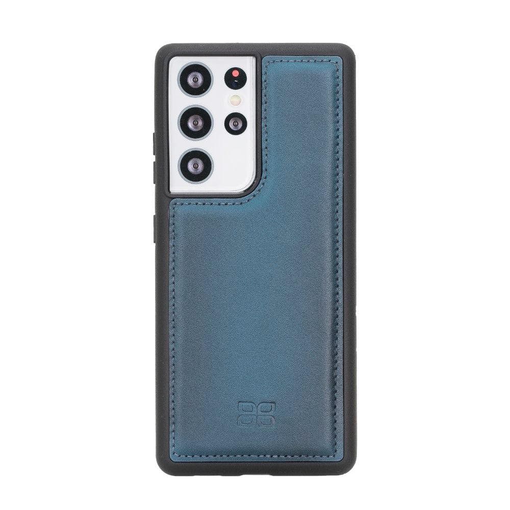 Detachable Leather Zipper Wallet Case for Samsung Galaxy S21 Series, showcasing genuine leather, card slots, and RFID protection.