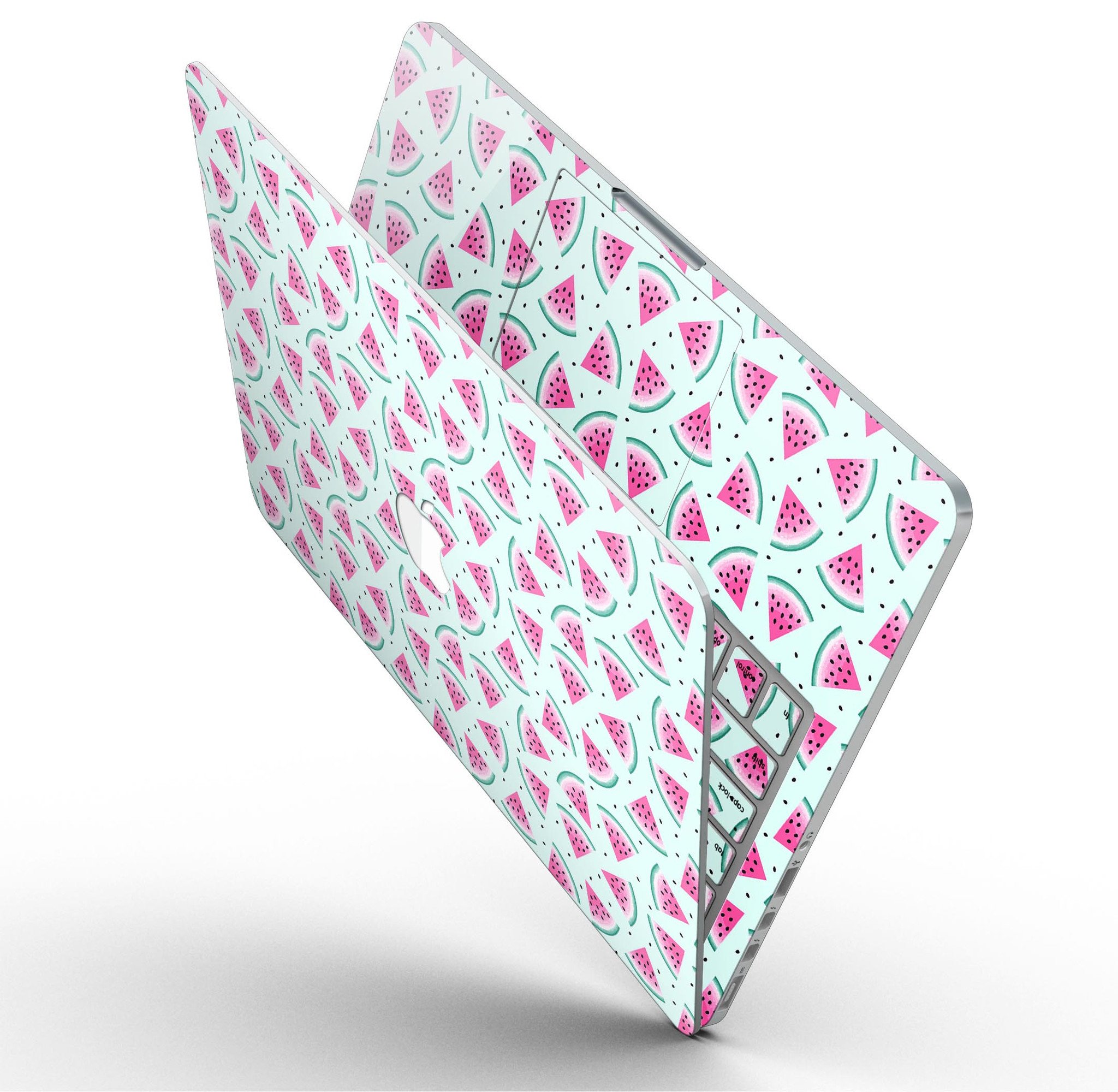 Digital Paper skin featuring a vibrant Watermelon Cocktail design for MacBook Pro with Retina Display, showcasing style and protection.