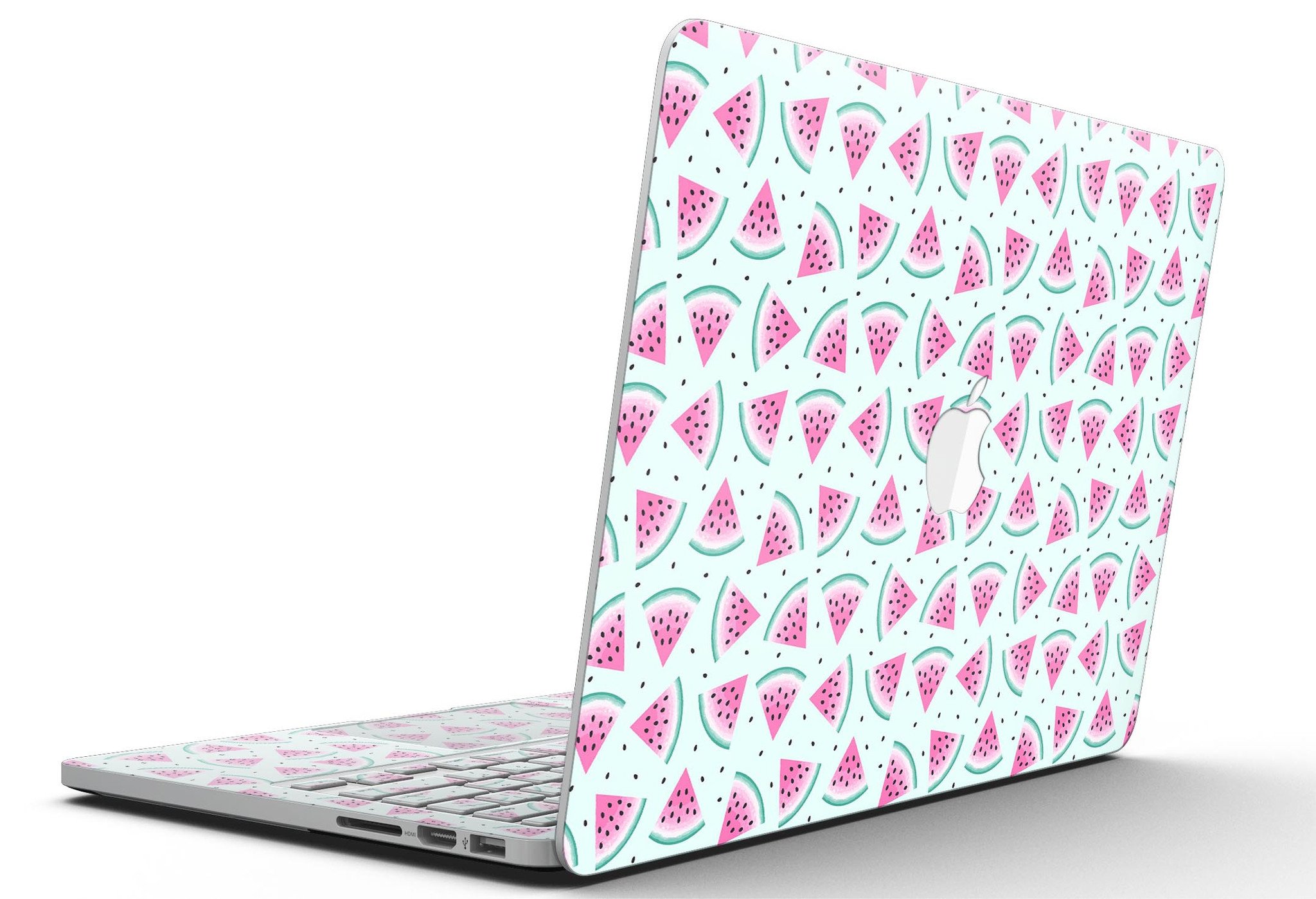 Digital Paper skin featuring a vibrant Watermelon Cocktail design for MacBook Pro with Retina Display, showcasing style and protection.