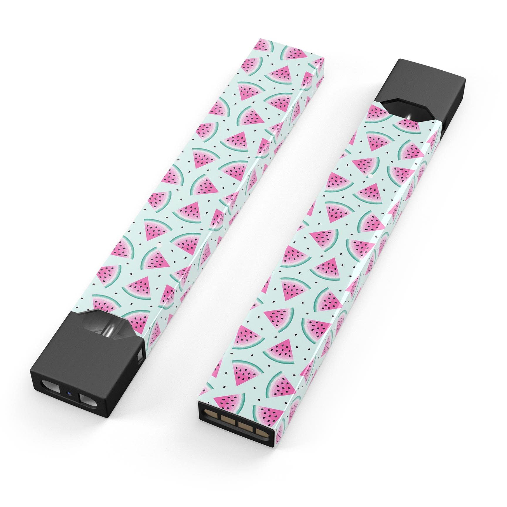 Watermelon Cocktail decal skin for JUUL vaping device, featuring vibrant colors and a protective layer.