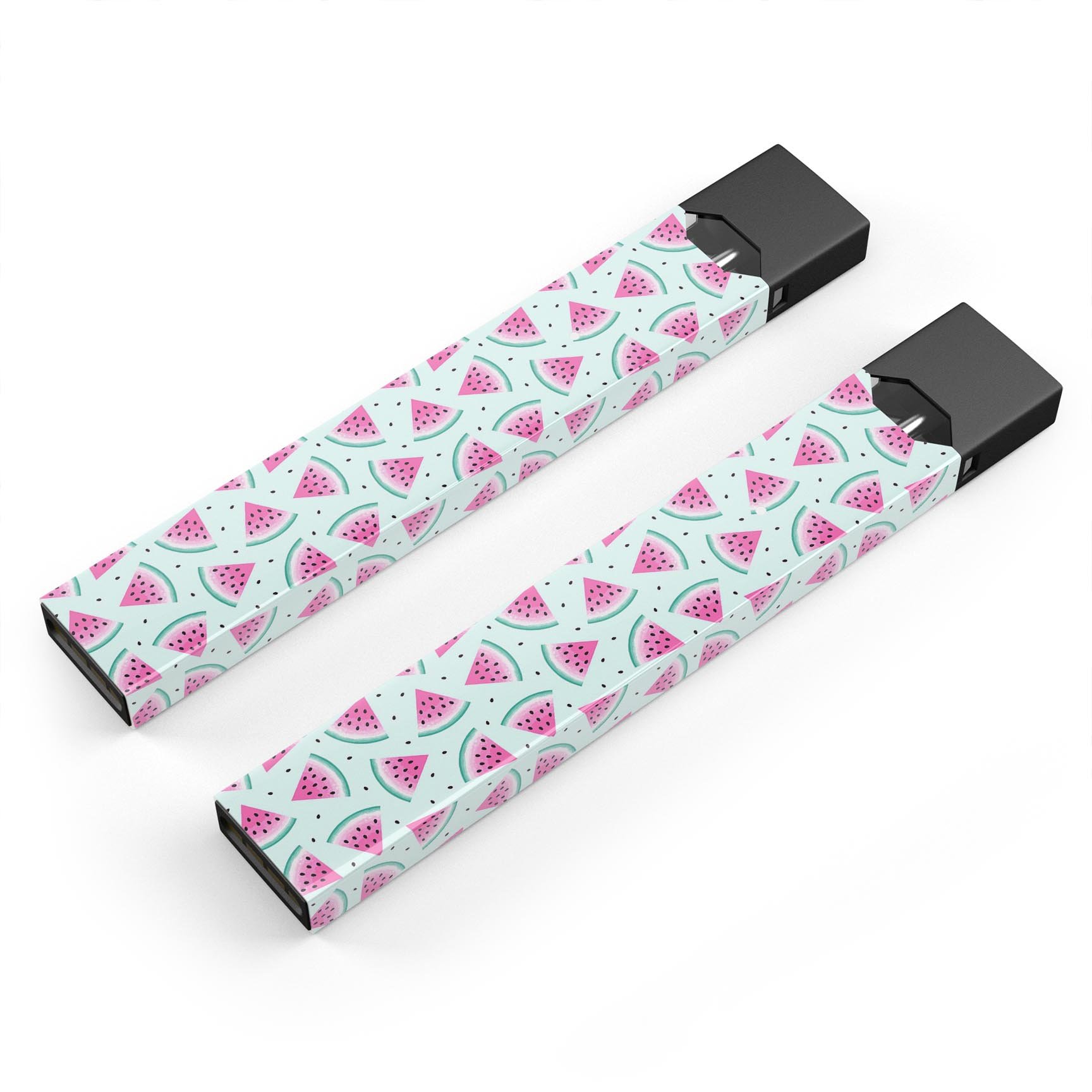 Watermelon Cocktail decal skin for JUUL vaping device, featuring vibrant colors and a protective layer.