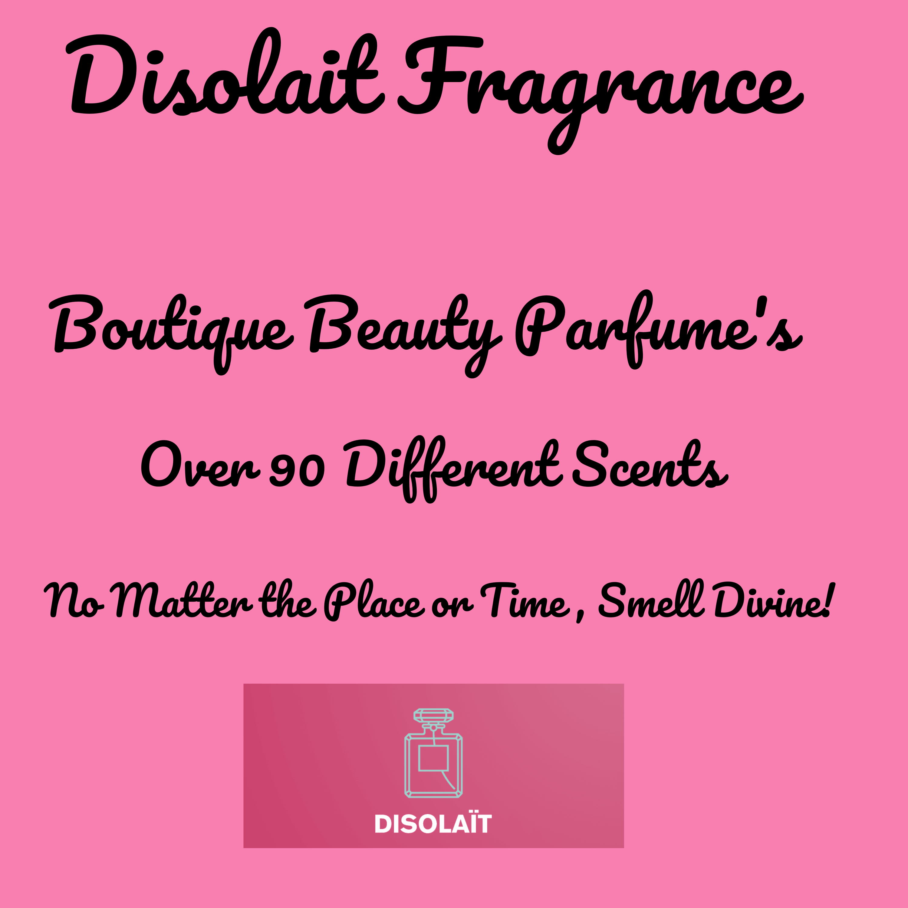 Disola√Øt Women's Perfume Collection featuring various elegant perfume bottles in a stylish arrangement.
