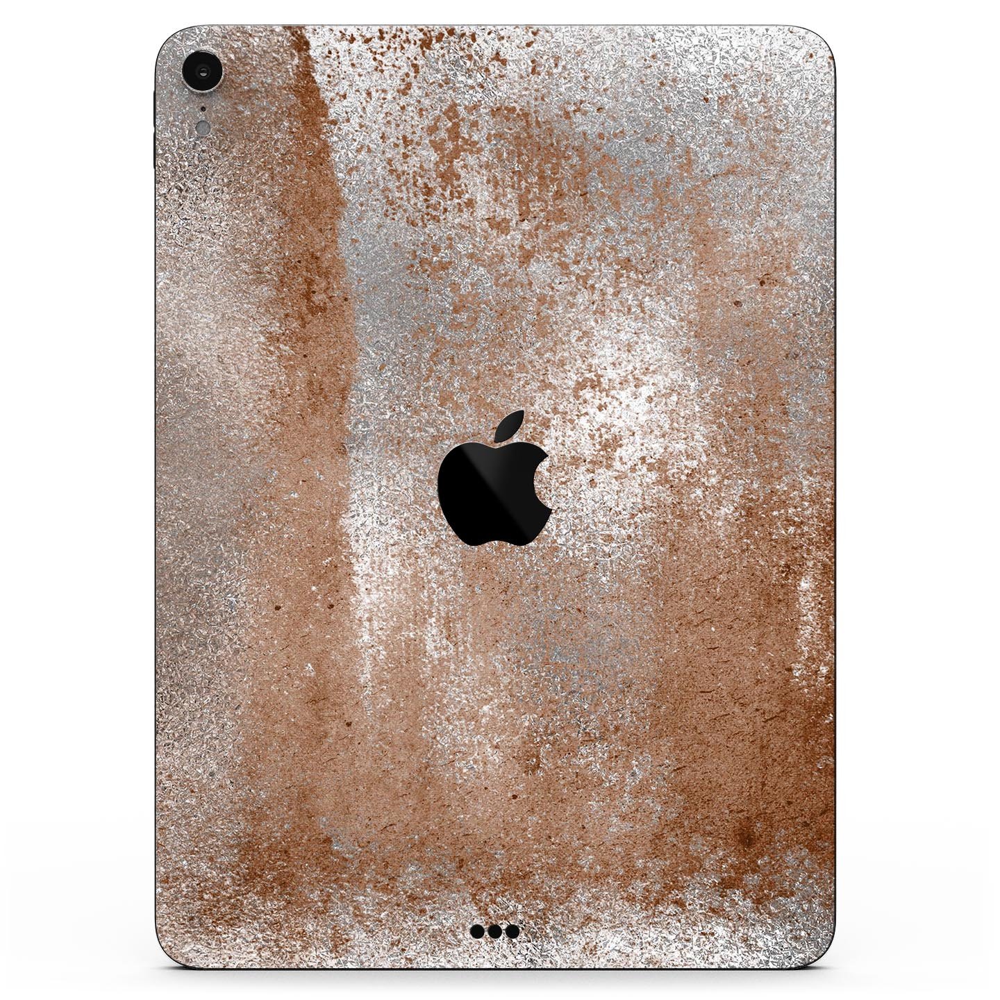 Distressed Silver Texture skin decal for Apple iPad, showcasing its sleek design and premium finish.