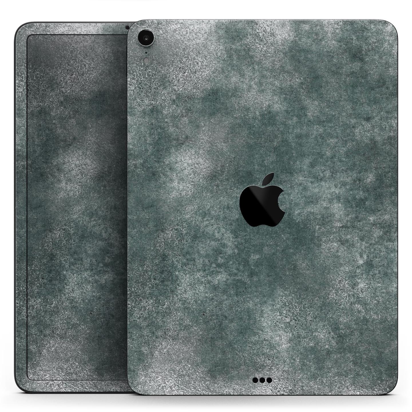 Distressed Silver Texture v12 skin decal for Apple devices, showcasing a sleek design and premium finish.