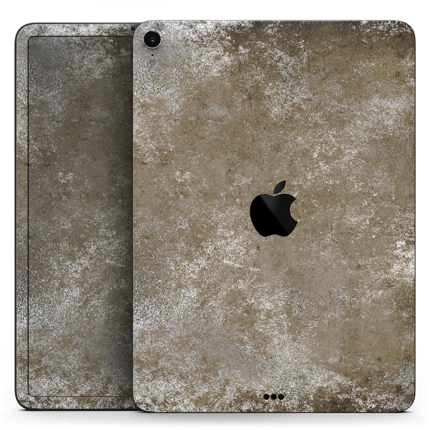 Distressed Silver Texture skin decal for Apple iPad, showcasing a sleek design with a textured finish for enhanced grip and style.