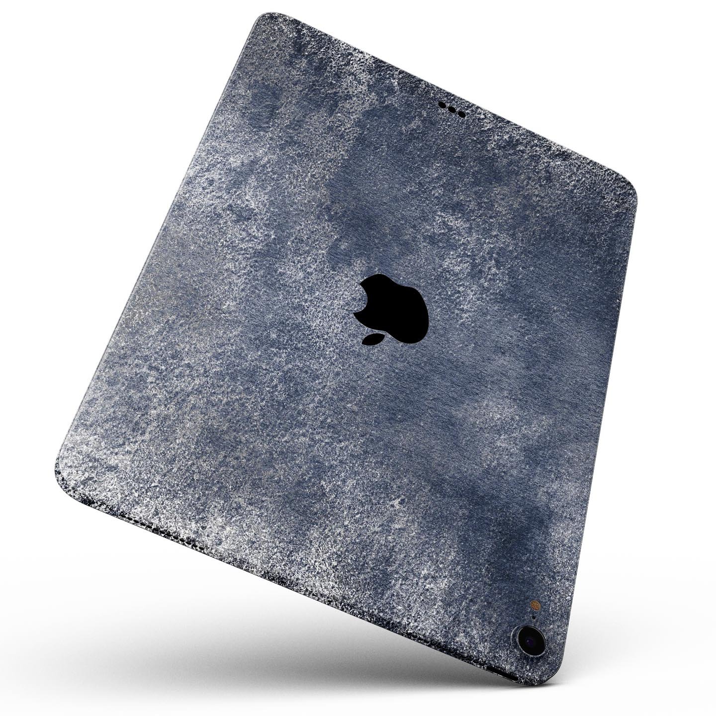 Distressed Silver Texture skin decal for Apple iPad, showcasing a sleek design and premium finish.