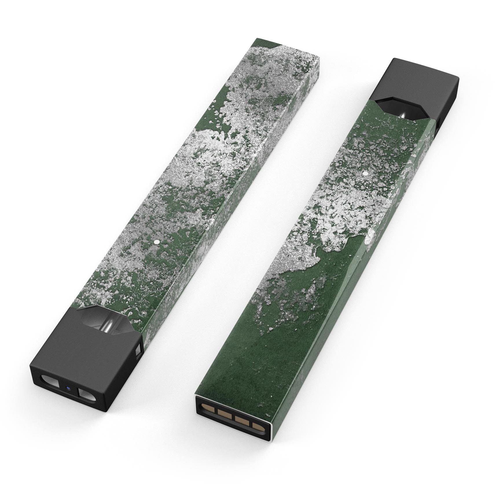 Distressed Silver Texture skin-wrap for JUUL device, showcasing its sleek design and premium quality.