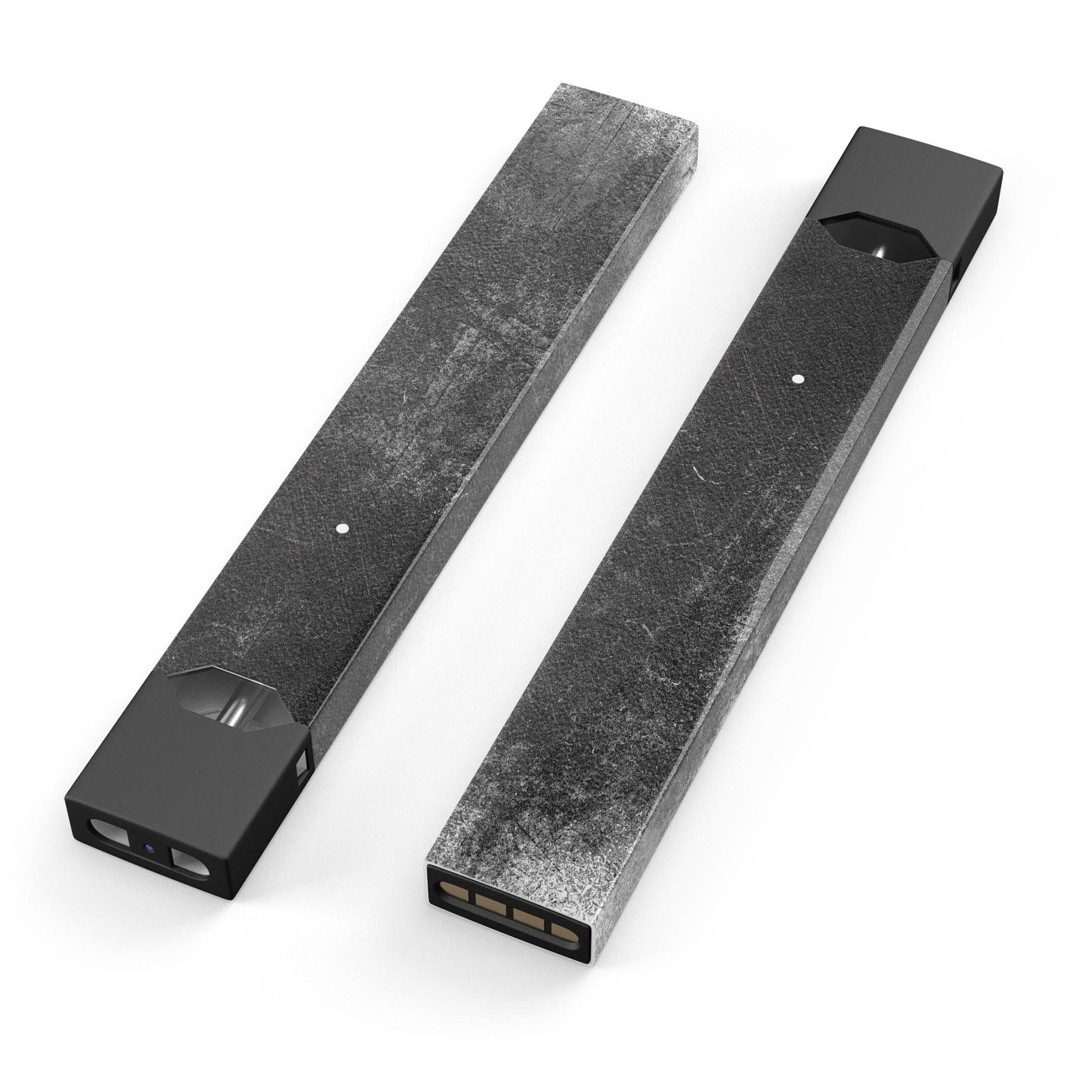 Distressed Silver Texture skin-wrap for JUUL device, showcasing its premium design and protective features.