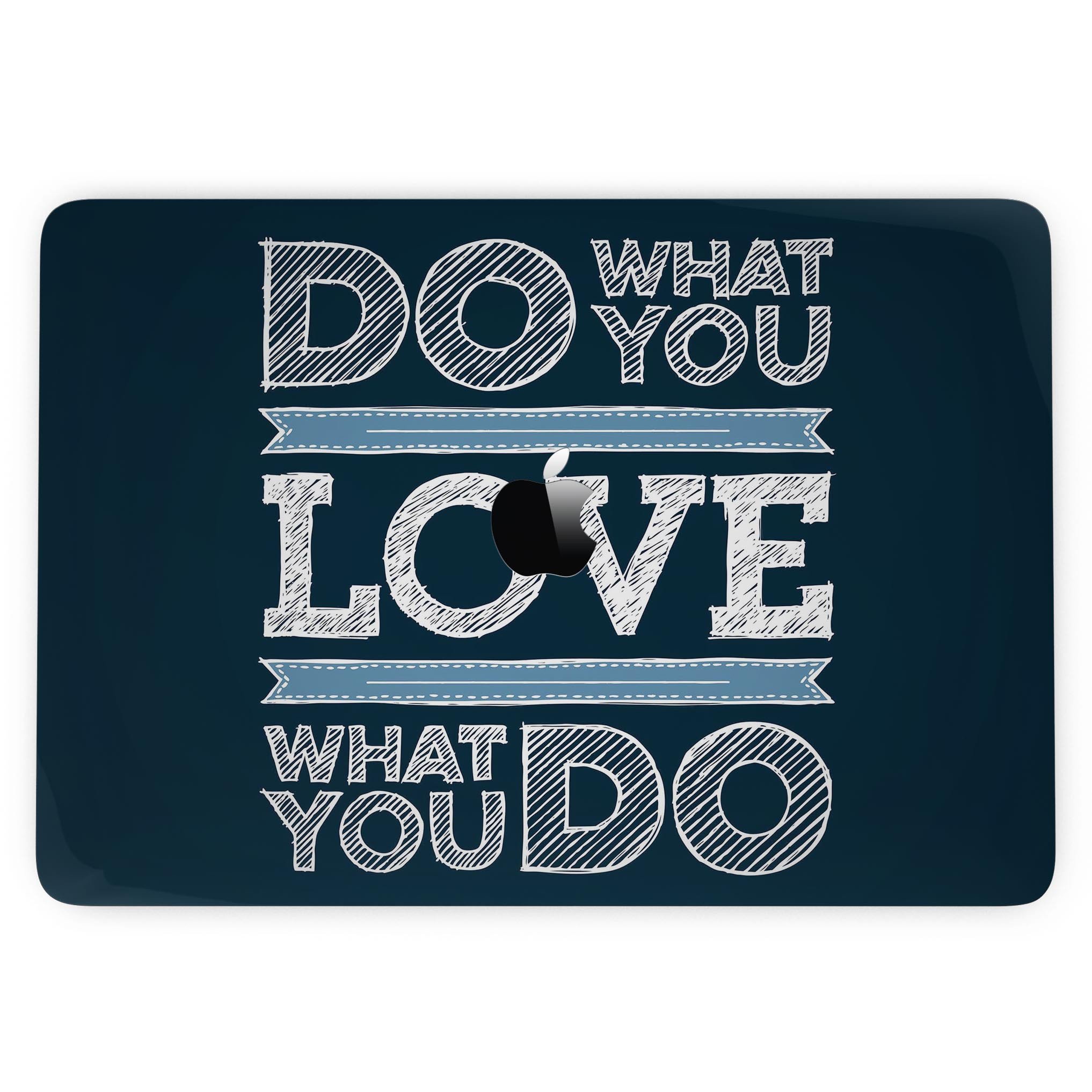 Stylish vinyl skin for 13" MacBook Pro without Touch Bar featuring a motivational design.