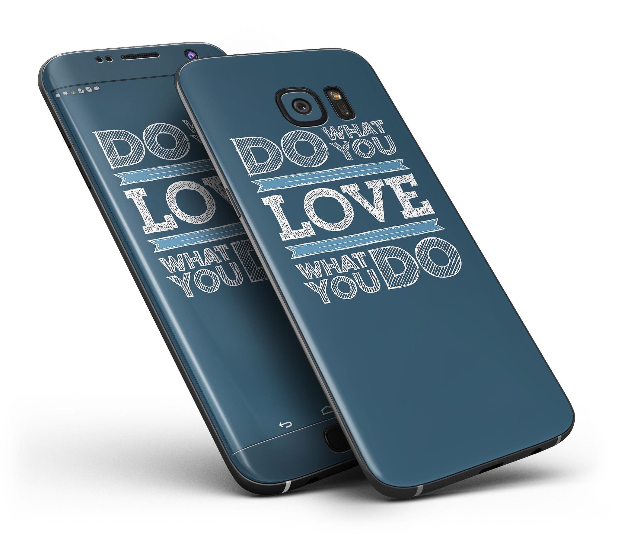 Full Body Skin-Kit for Samsung Galaxy S7/S7 Edge in ultra-gloss finish, showcasing vibrant colors and precise cuts.