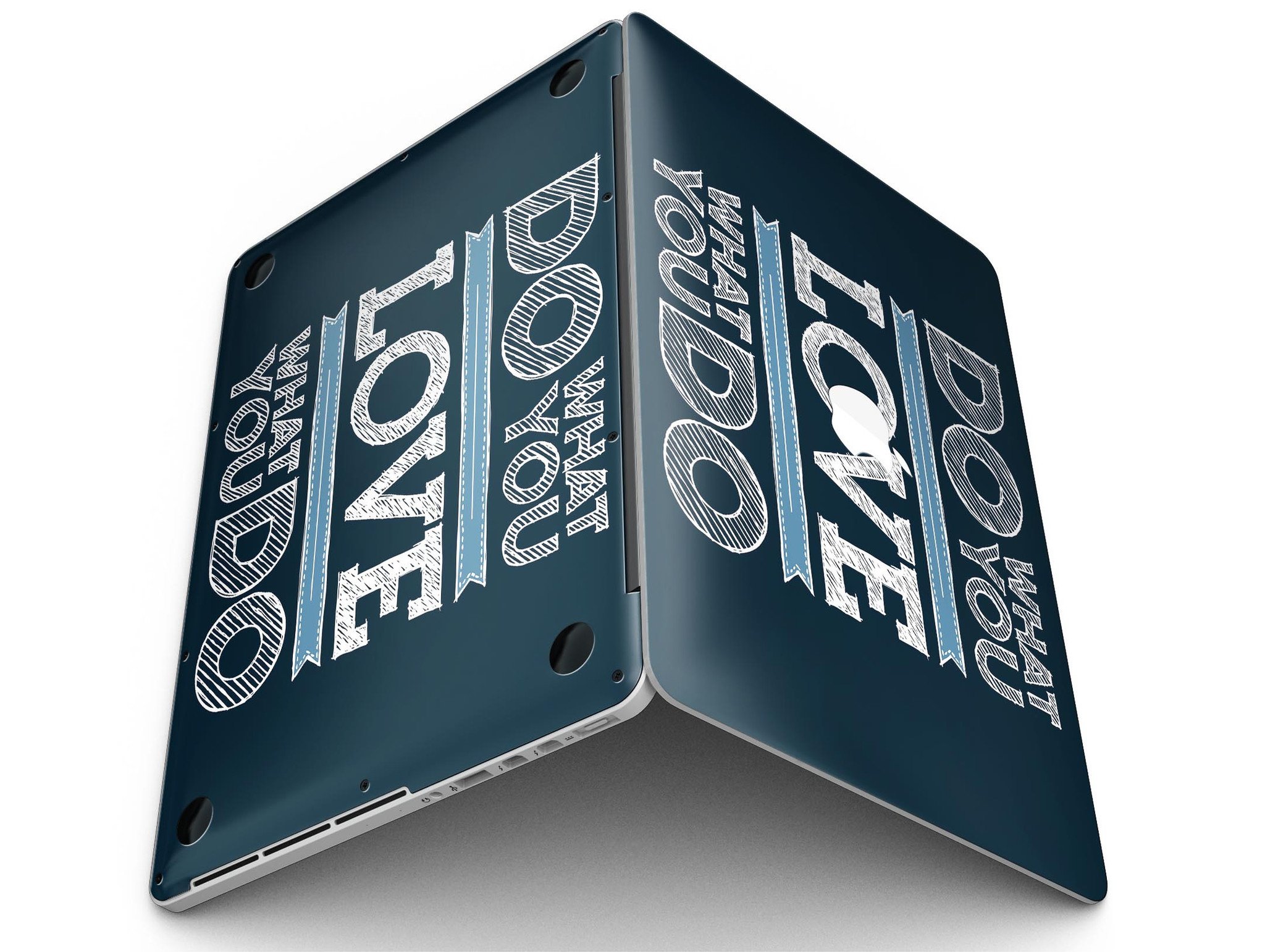 Stylish Design Skinz applied to a MacBook Pro with Retina Display, showcasing a sleek and modern look.