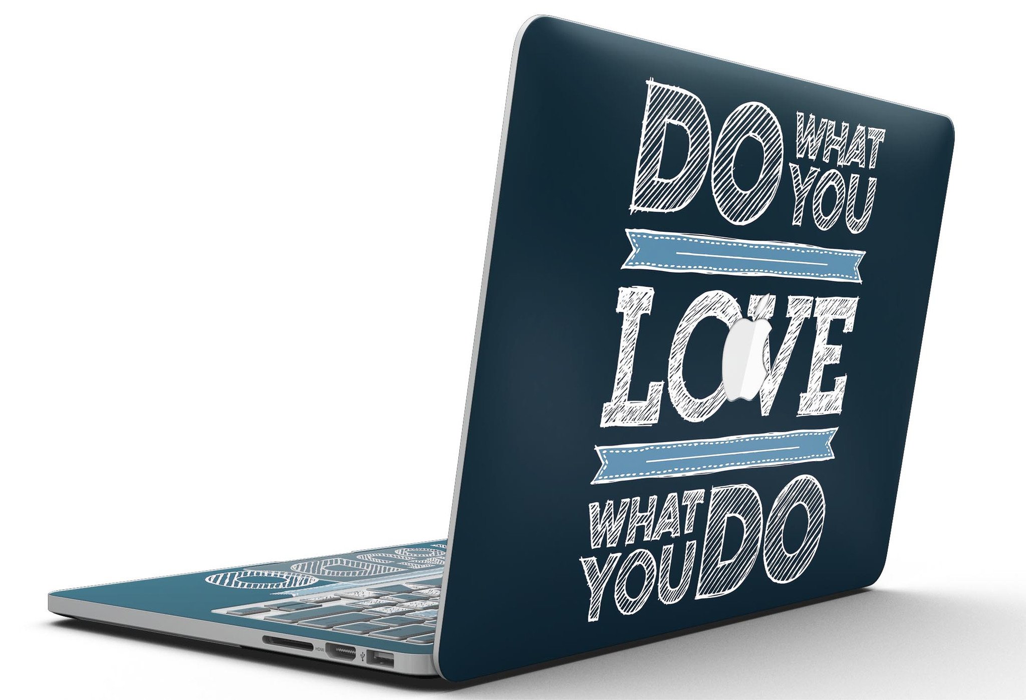 Stylish Design Skinz applied to a MacBook Pro with Retina Display, showcasing a sleek and modern look.