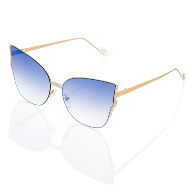 DP69 TIGRA DPS071-06 full-rimmed geometric frame in gold, designed for women, showcasing its elegant style and metal construction.