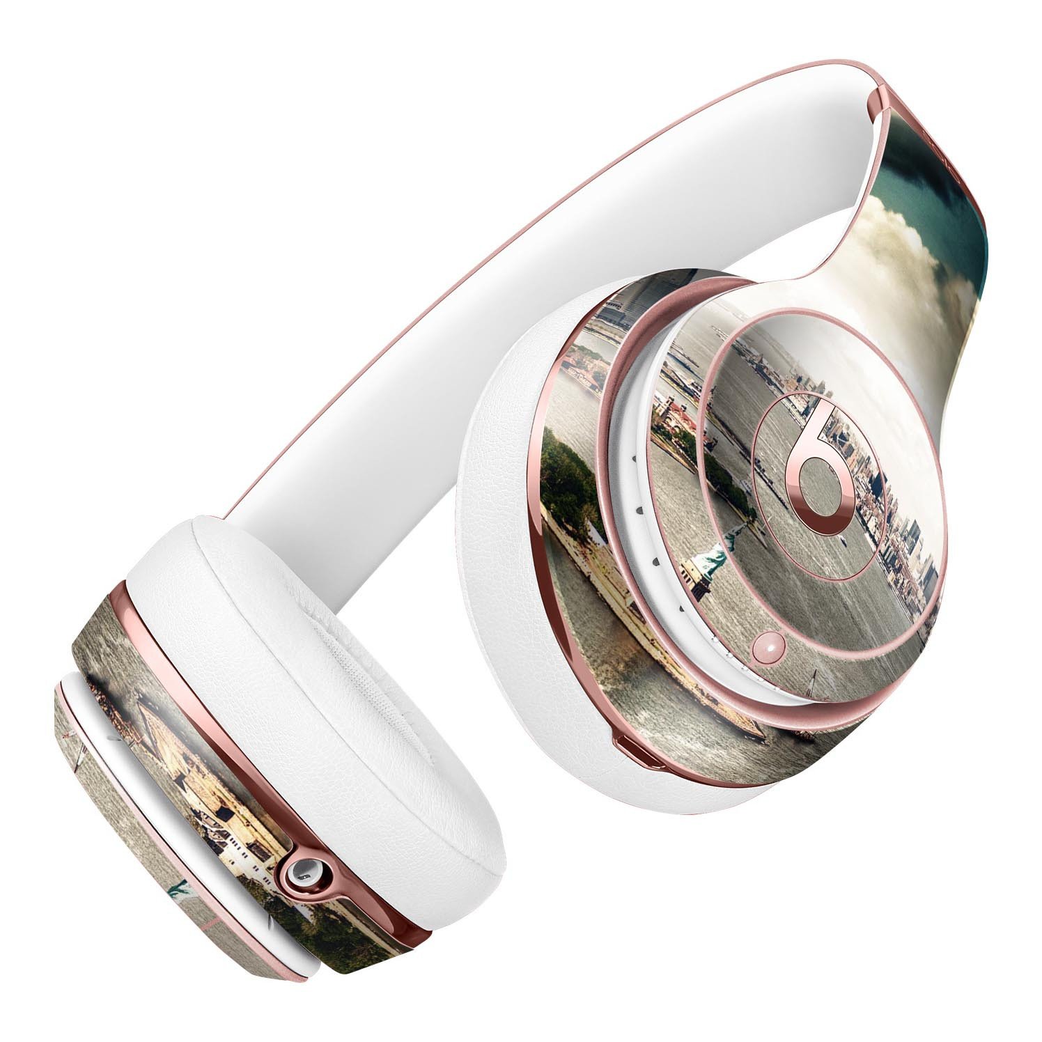 Drama NYC Full-Body Skin Kit for Beats by Dre Solo 3 Wireless, showcasing vibrant designs and premium vinyl material.