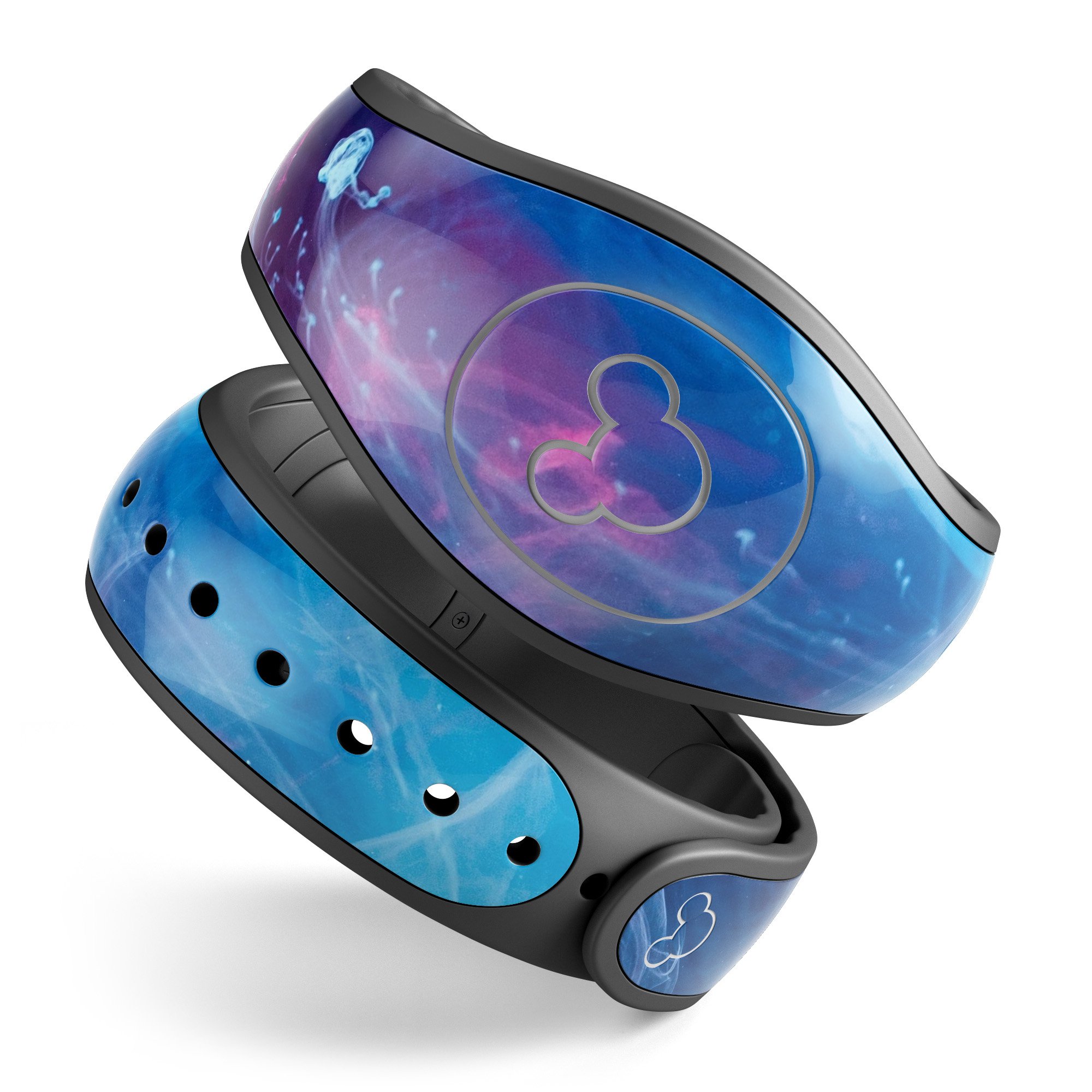 Dream Blue Cloud decal skin wrap kit for Disney Magic Band, showcasing a vibrant blue cloud design with a smooth finish.