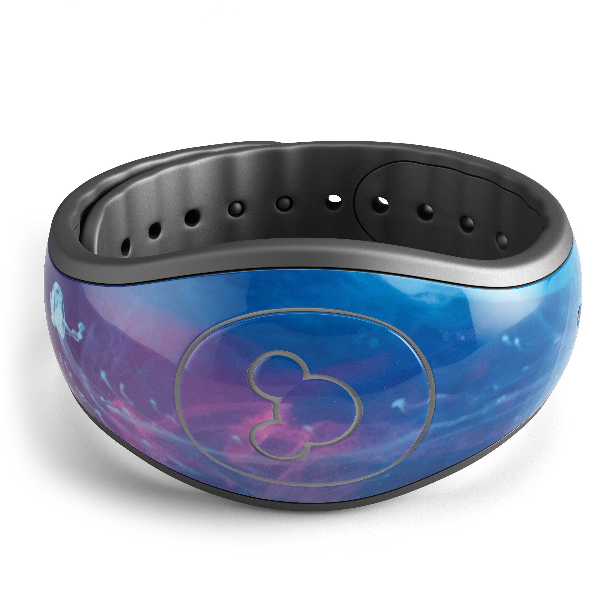 Dream Blue Cloud decal skin wrap kit for Disney Magic Band, showcasing a vibrant blue cloud design with a smooth finish.