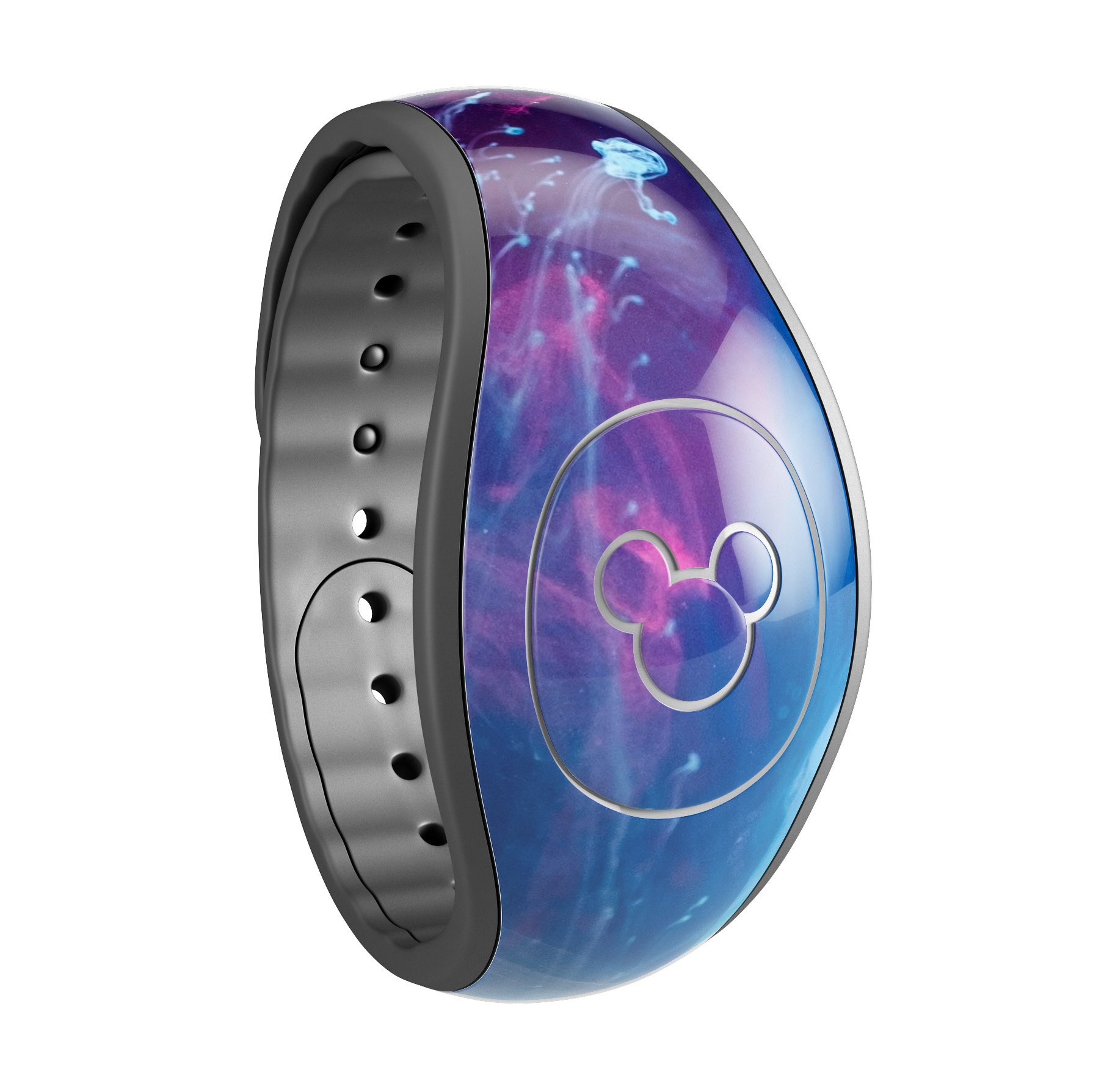 Dream Blue Cloud decal skin wrap kit for Disney Magic Band, showcasing a vibrant blue cloud design with a smooth finish.