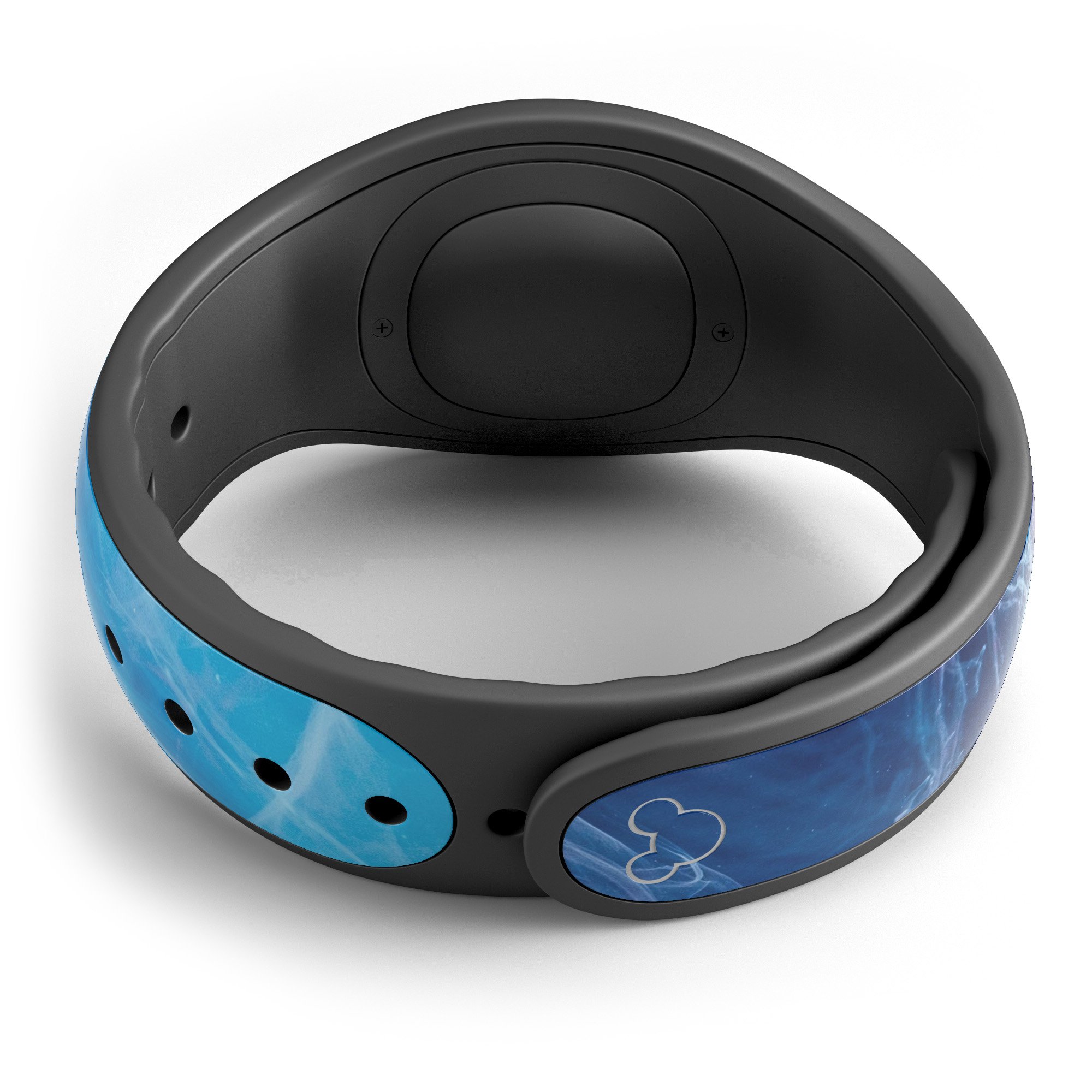 Dream Blue Cloud decal skin wrap kit for Disney Magic Band, showcasing a vibrant blue cloud design with a smooth finish.