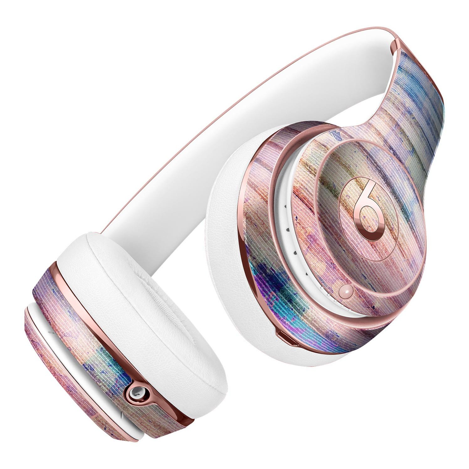 Dripping Blue Paint Full-Body Skin Kit for Beats by Dre Solo 3, showcasing vibrant blue design and premium vinyl material.