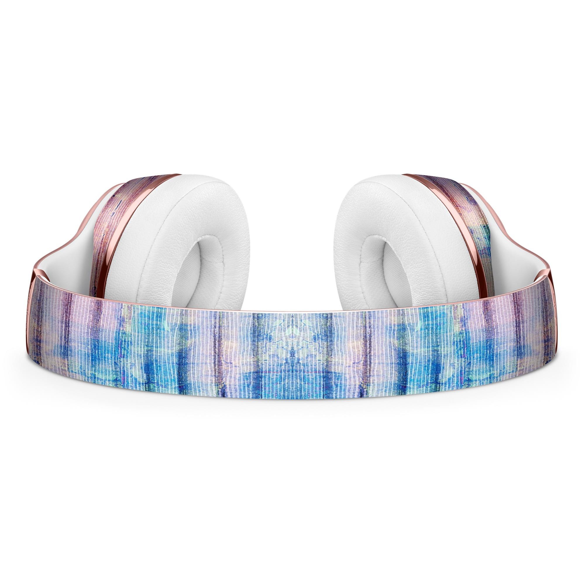 Dripping Blue Paint Full-Body Skin Kit for Beats by Dre Solo 3, showcasing vibrant blue design and premium vinyl material.
