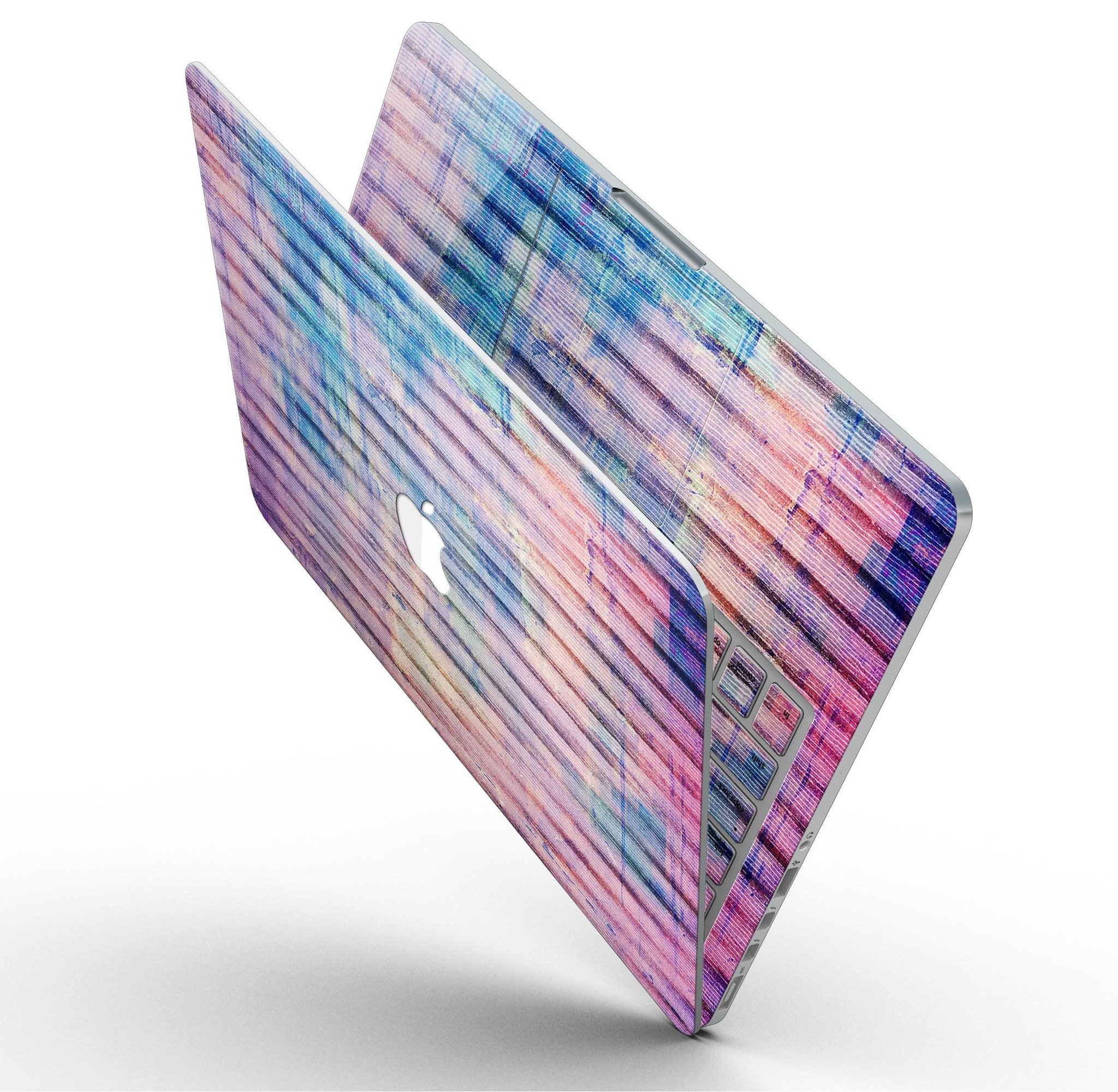 Dripping Blue Paint skin for MacBook Pro with Retina Display, showcasing vibrant colors and a sleek design.