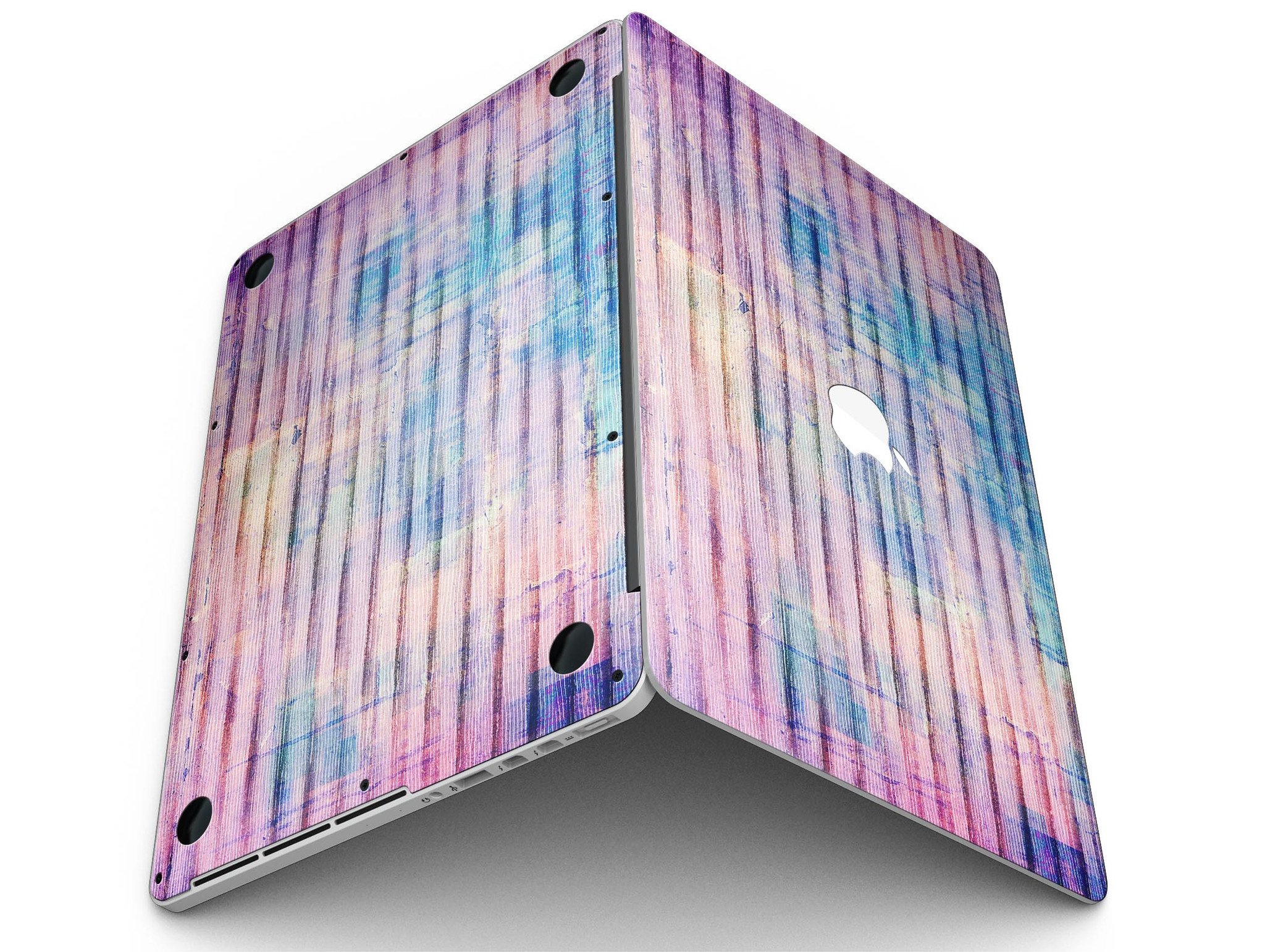 Dripping Blue Paint skin for MacBook Pro with Retina Display, showcasing vibrant colors and a sleek design.