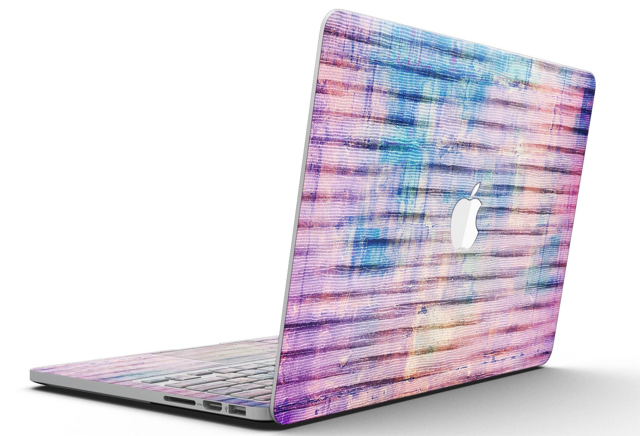 Dripping Blue Paint skin for MacBook Pro with Retina Display, showcasing vibrant colors and a sleek design.
