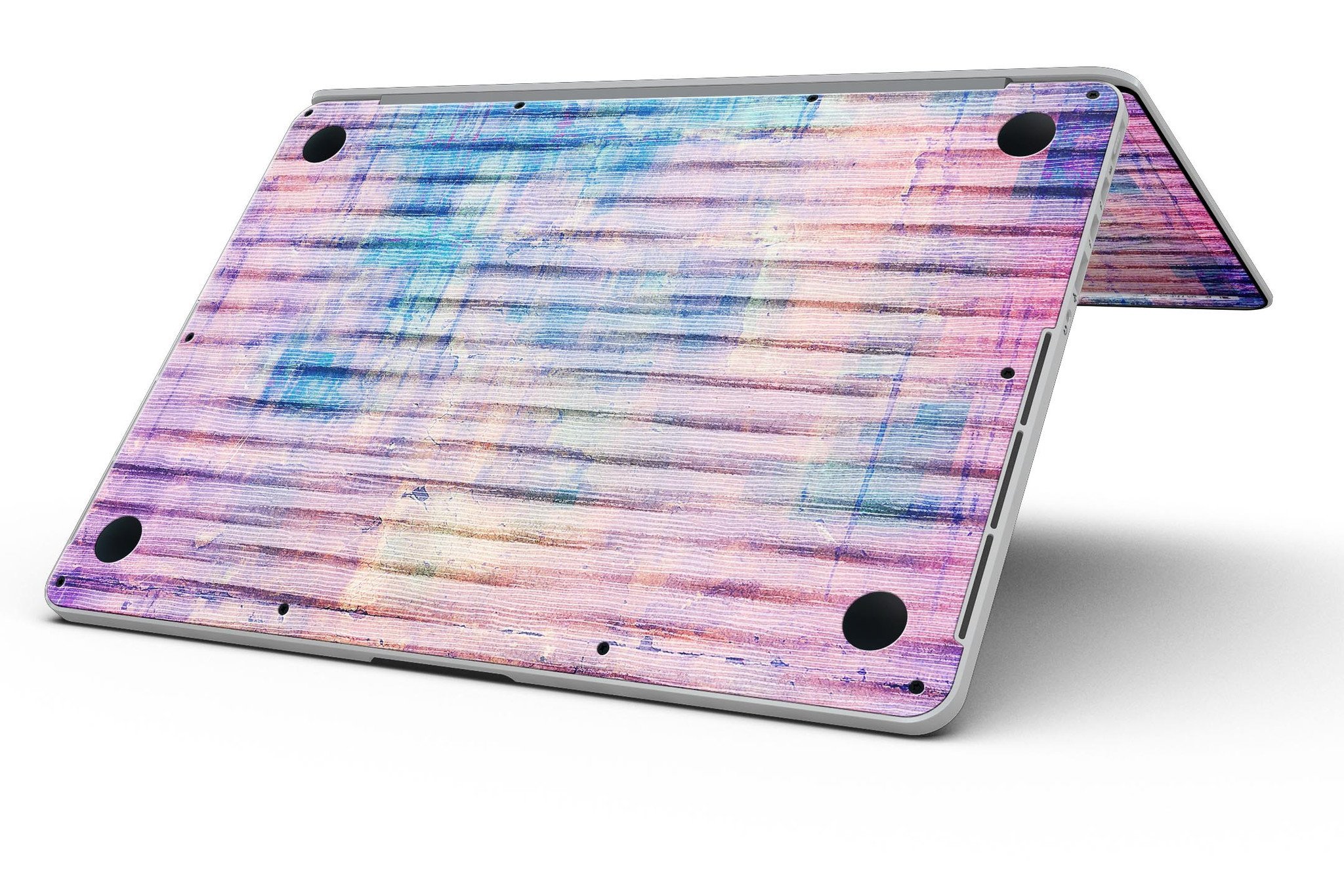 Dripping Blue Paint skin for MacBook Pro with Retina Display, showcasing vibrant colors and a sleek design.