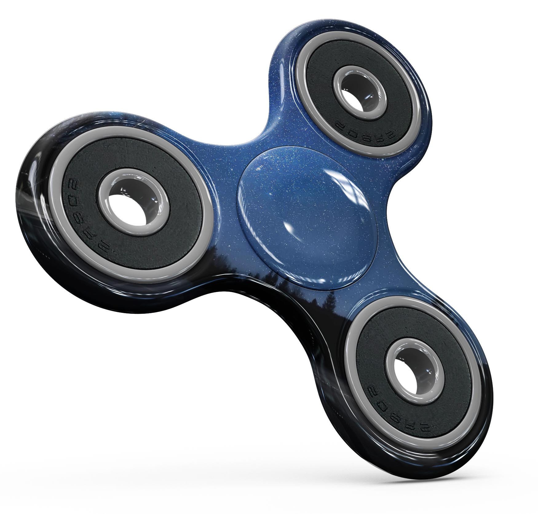 Drive all Night Full-Body Fidget Spinner Skin-Kit showcasing vibrant design and premium vinyl material for protection.