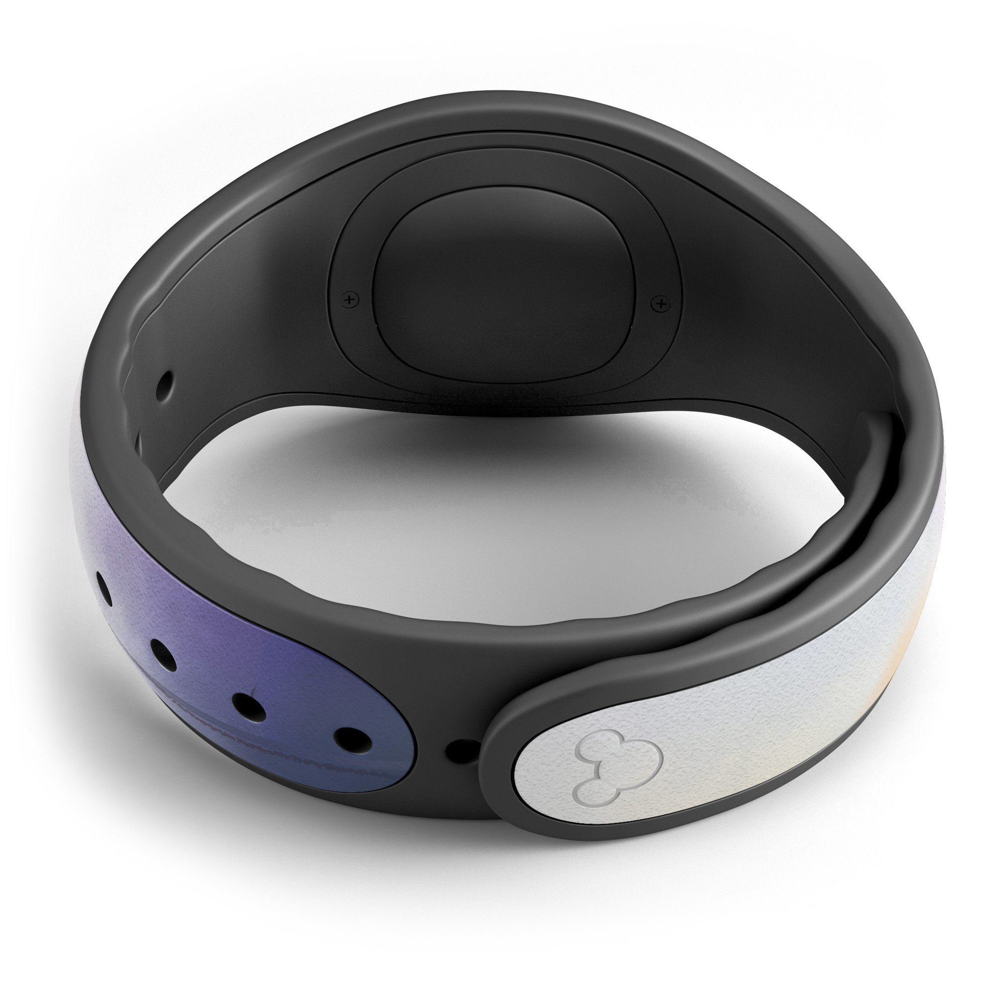 Drizzle Watercolor Flowers V1 decal skin wrap kit for Disney Magic Band, showcasing vibrant floral designs and high-quality finish.