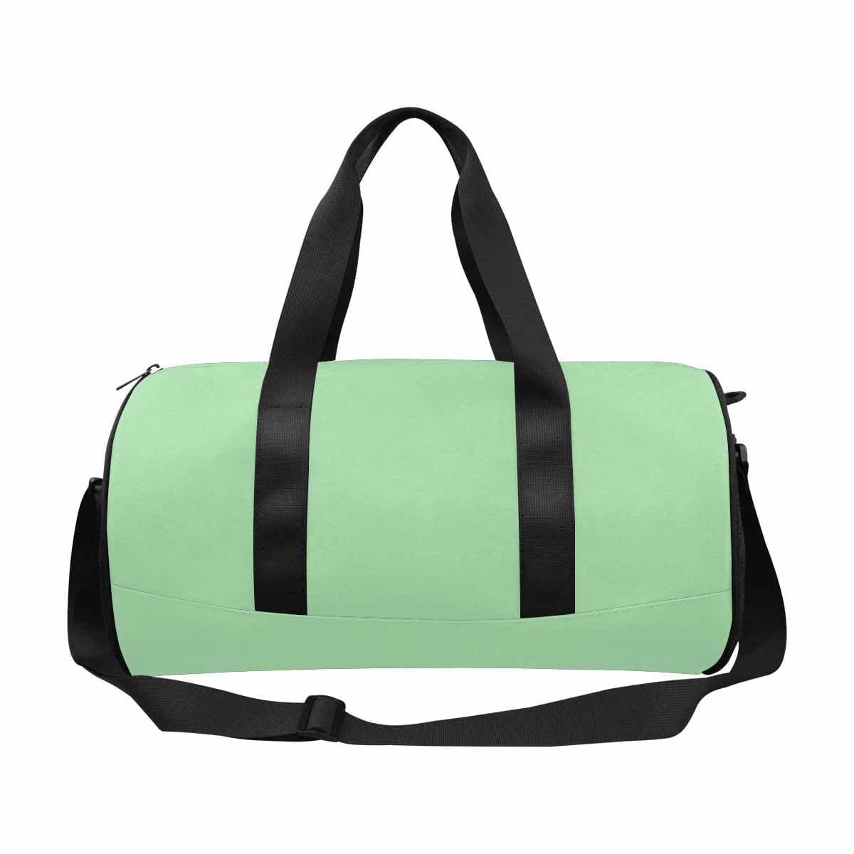 Celadon Green Duffel Bag designed for travel and outdoor activities, featuring waterproof fabric and spacious compartments.