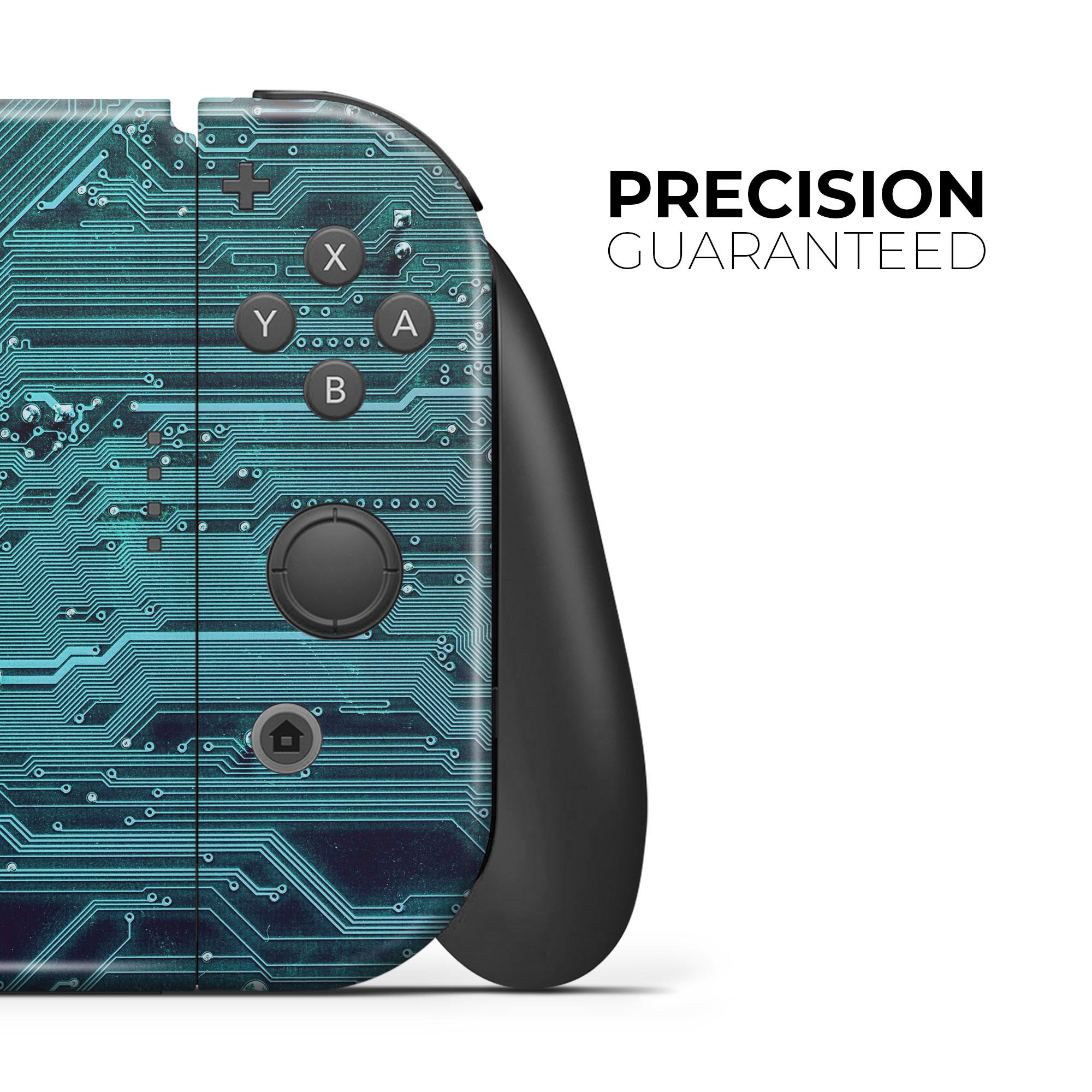 Electric Circuit Board V5 skin decal wrap kit for Nintendo Switch, showcasing a vibrant design and soft-touch matte finish.