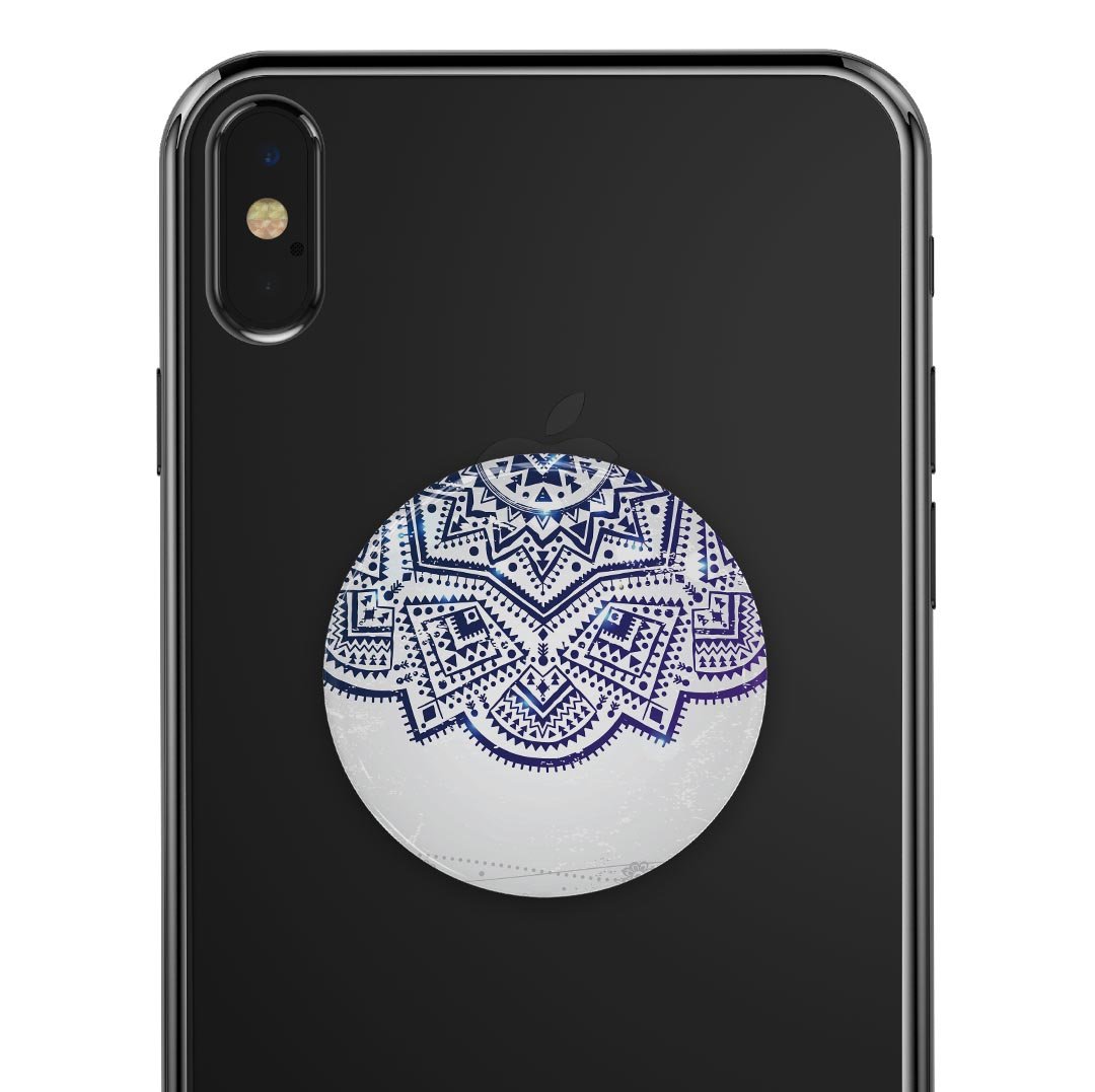 Ethnic Indian Vector Ornament Skin Kit for PopSockets featuring vibrant ethnic designs on premium vinyl.