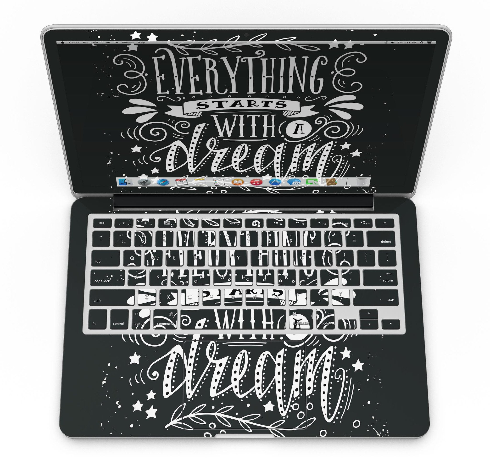 Stylish Design Skinz for MacBook Pro with Retina Display, showcasing gloss and matte finishes.