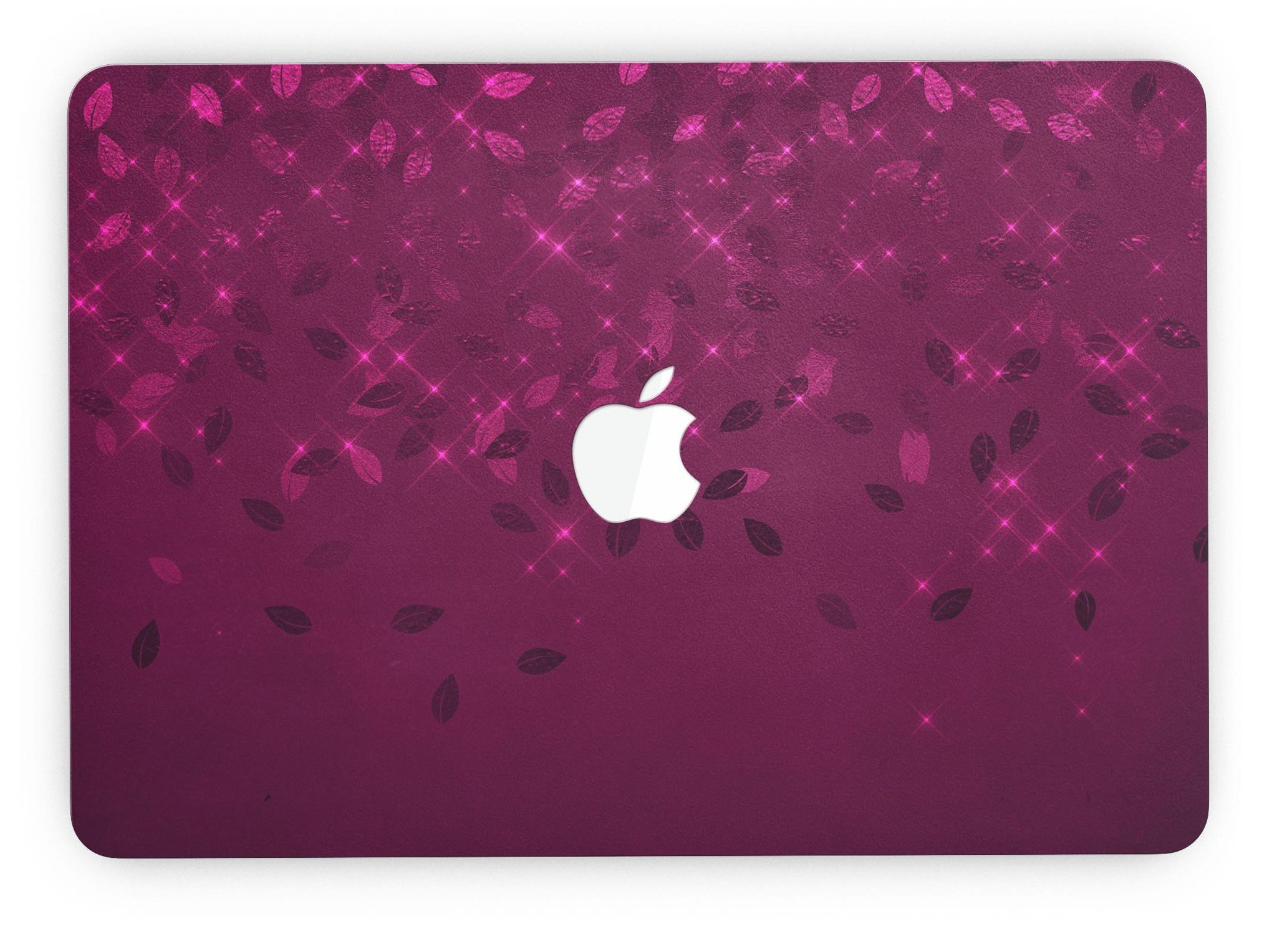 Faded Falling Leaves skin for MacBook Pro with Retina Display, showcasing a vibrant leaf design on a sleek laptop.
