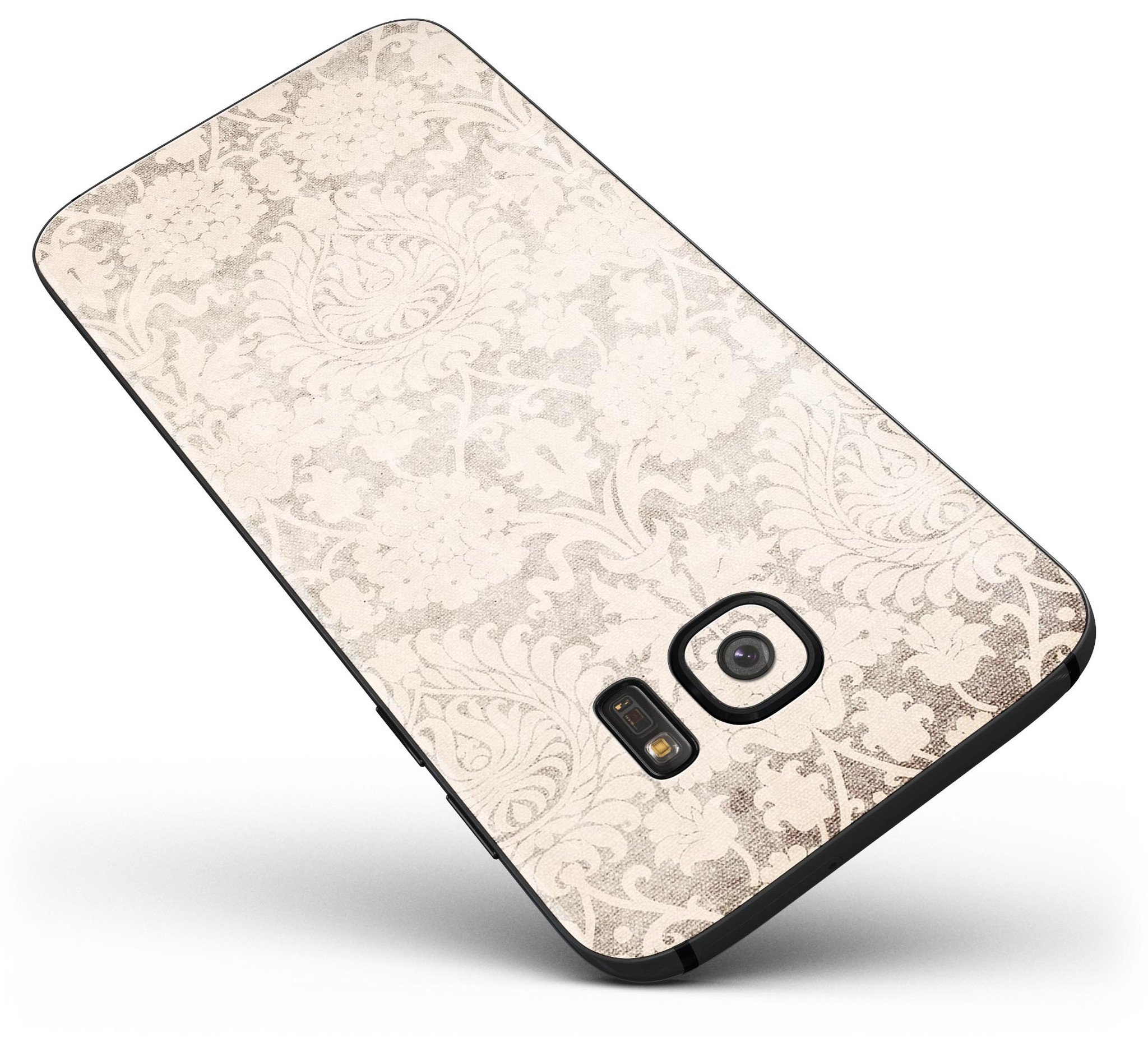 Faded Grunge Pattern Full Body Skin-Kit for Samsung Galaxy S7/S7 Edge, showcasing stylish design and premium vinyl material.