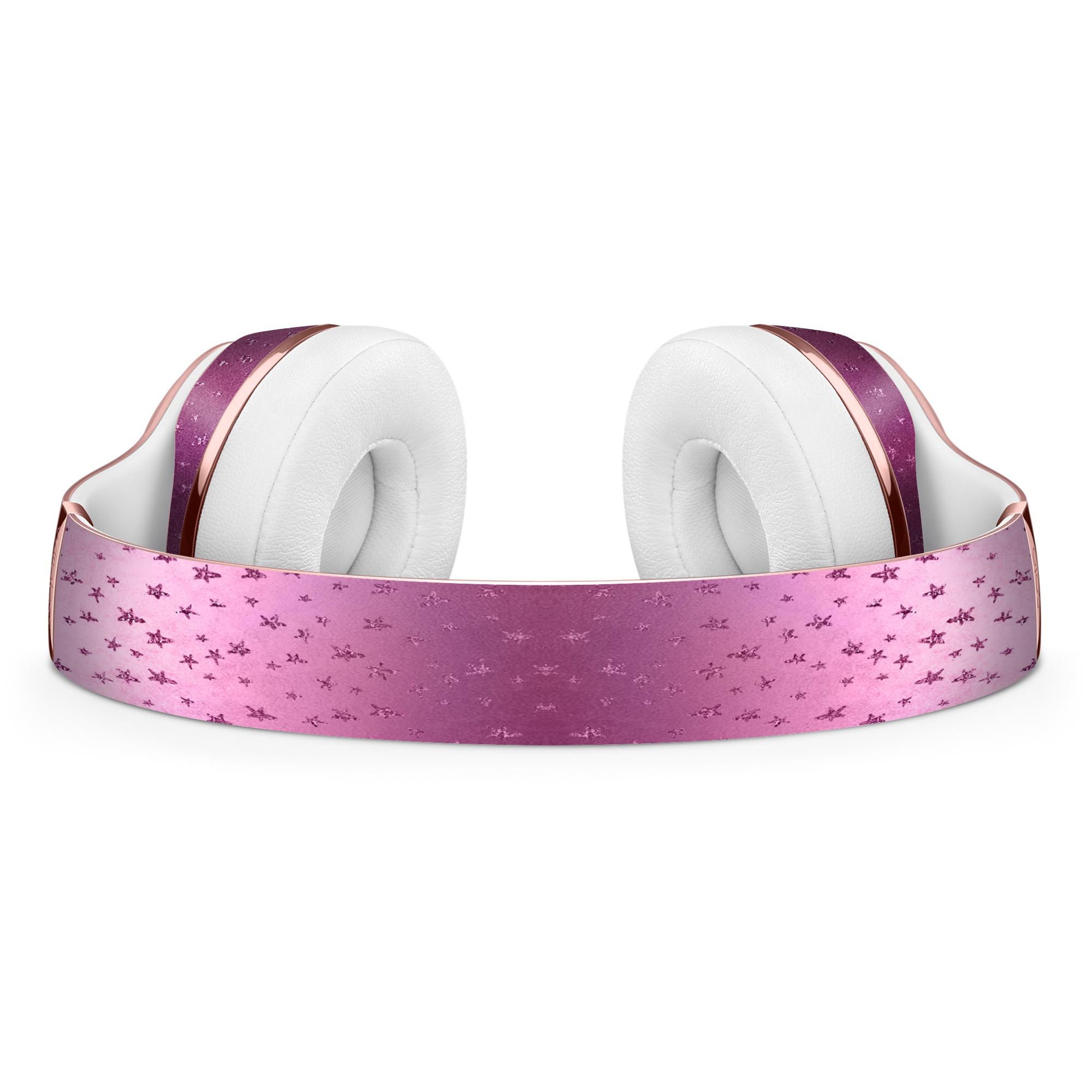 Faded Micro Pink Stars Full-Body Skin Kit for Beats by Dre Solo 3, showcasing a stylish design and precise fit.