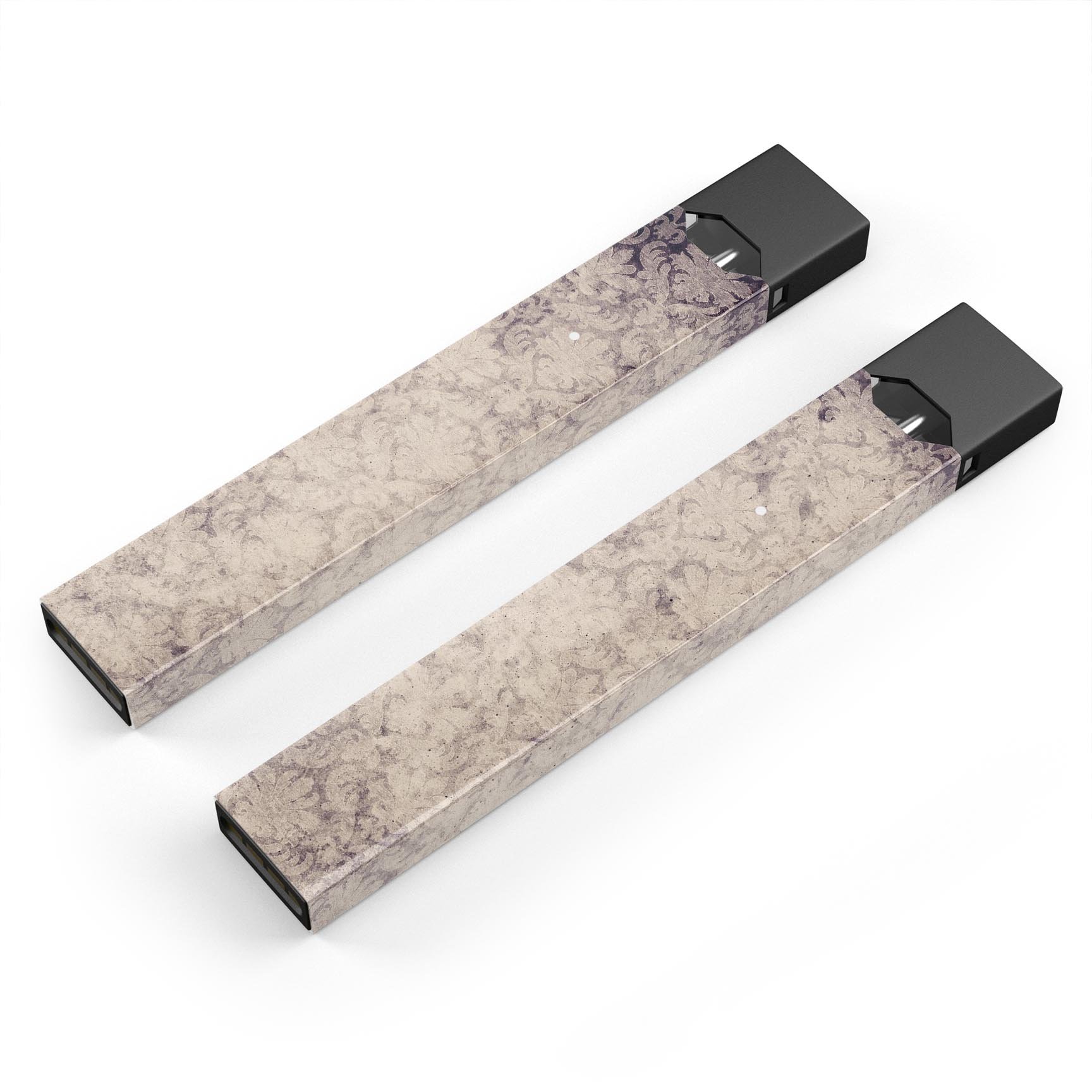 Faded Purple Damask Pattern skin-wrap for JUUL vaping device, showcasing intricate design and premium quality.