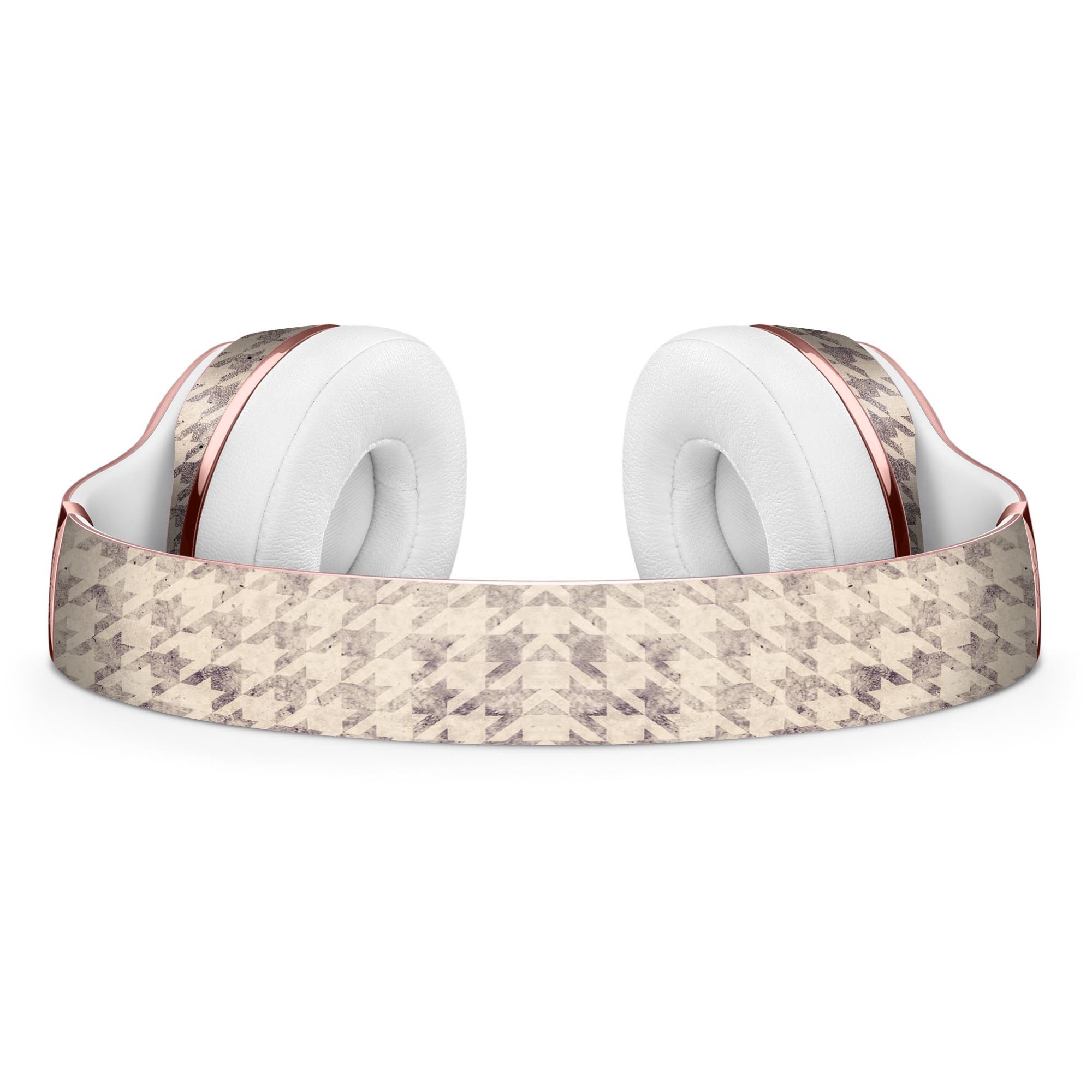 Faded Sharp Black and White Pattern Skin Kit for Beats by Dre Solo 3 Wireless Headphones, showcasing a stylish design and premium vinyl material.
