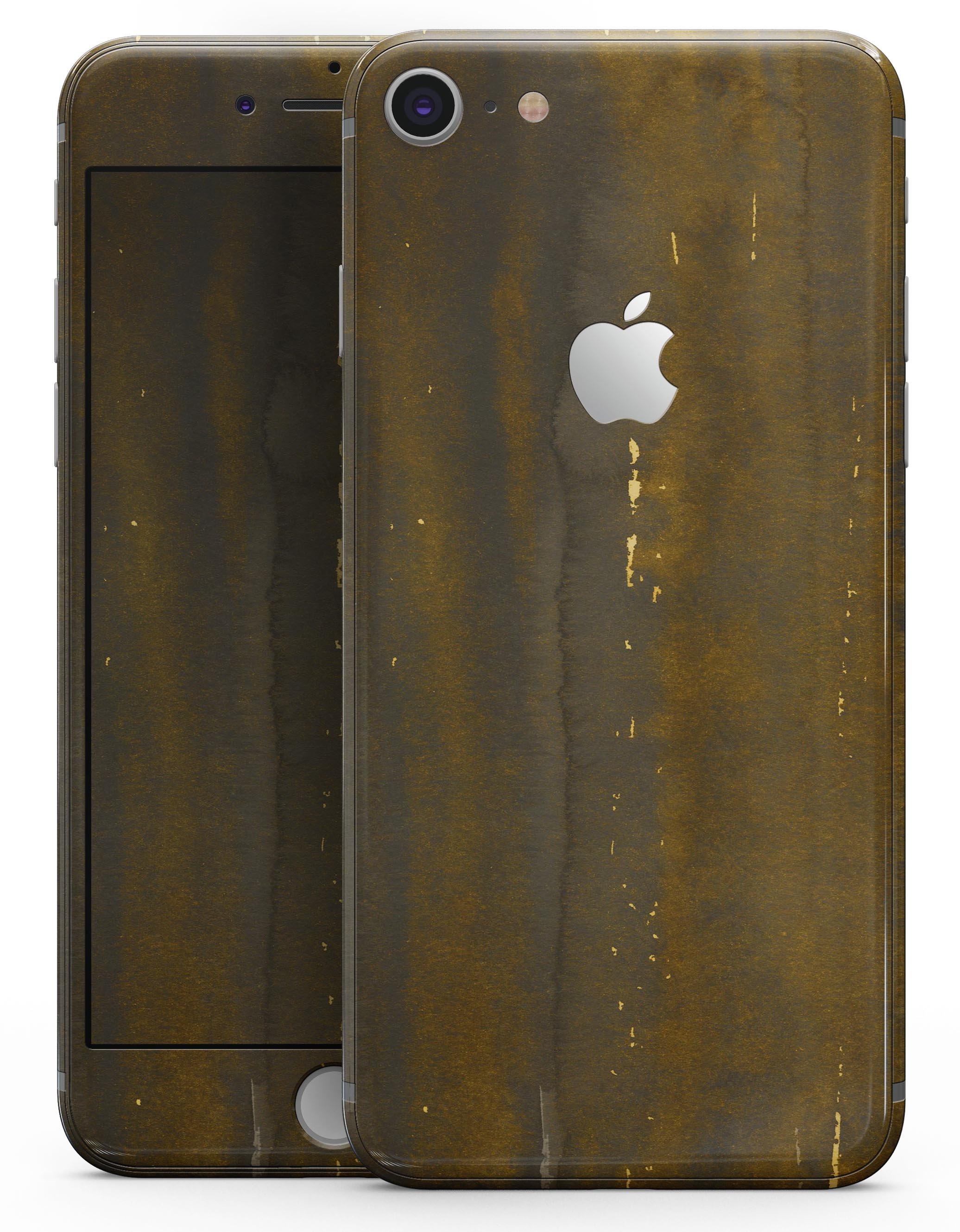 Fading Golden Fire Field skin for iPhone 8 and 8 Plus, showcasing vibrant colors and premium vinyl material.