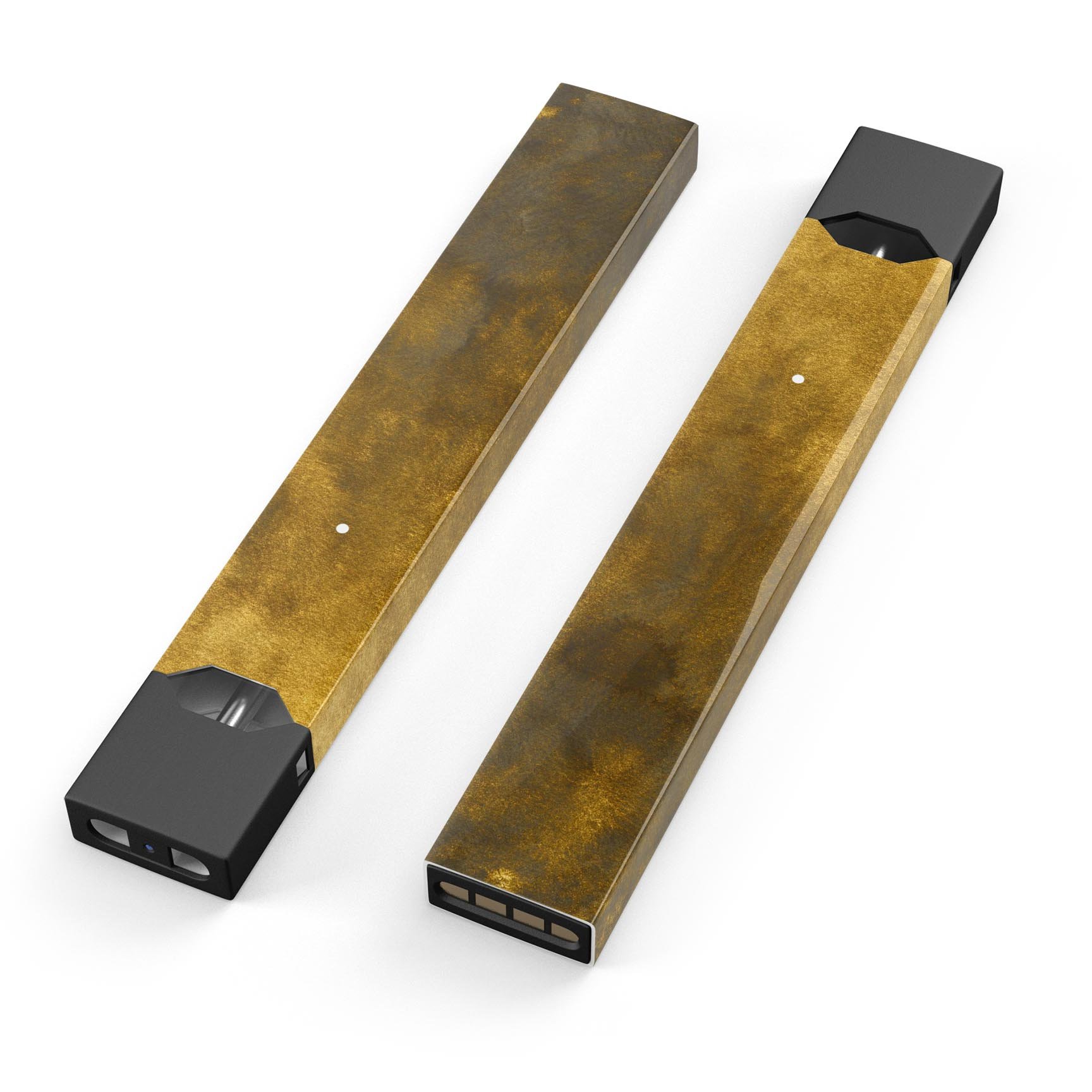 Fading Golden Fire Field V2 premium decal skin-wrap for JUUL device, showcasing vibrant colors and sleek design.