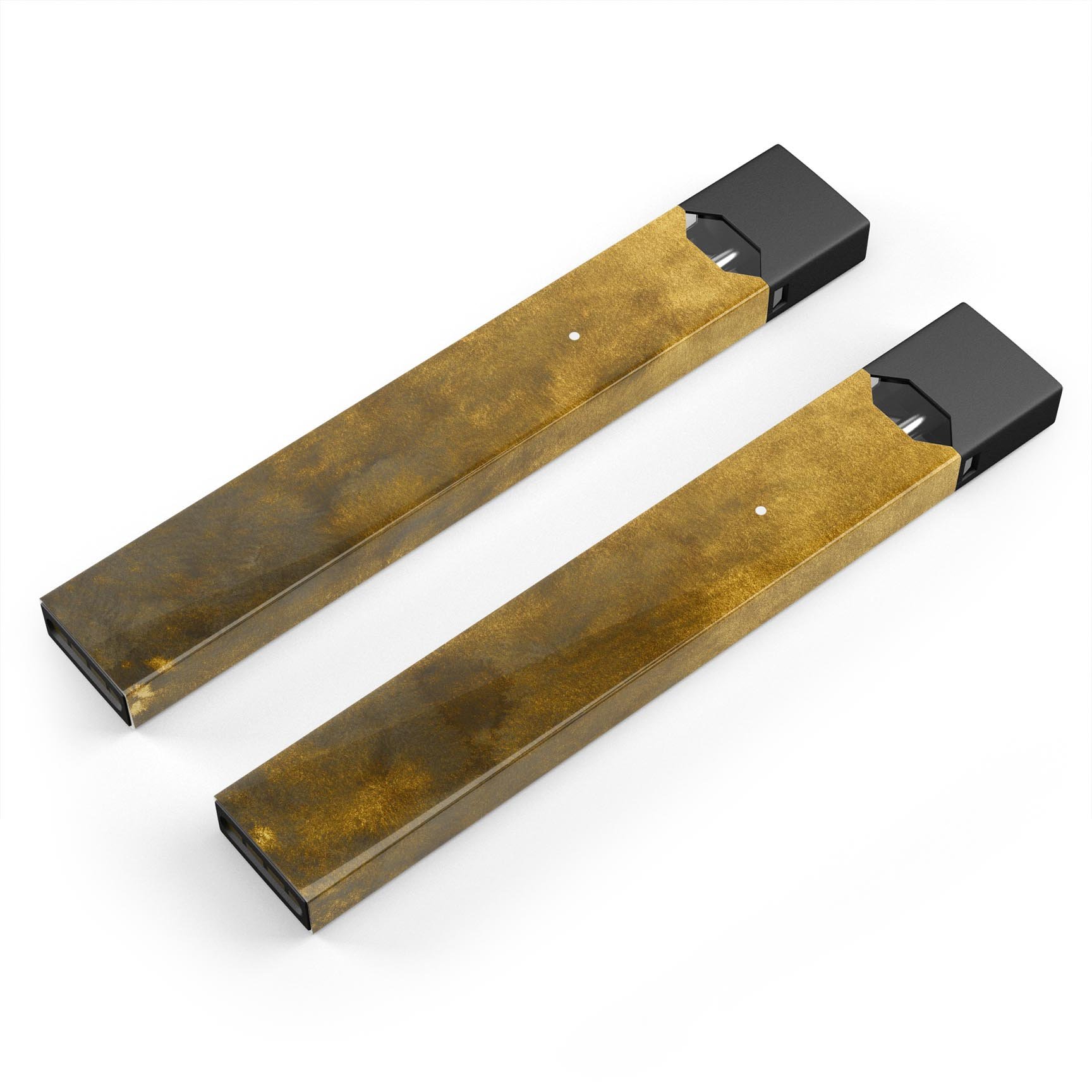 Fading Golden Fire Field V2 premium decal skin-wrap for JUUL device, showcasing vibrant colors and sleek design.