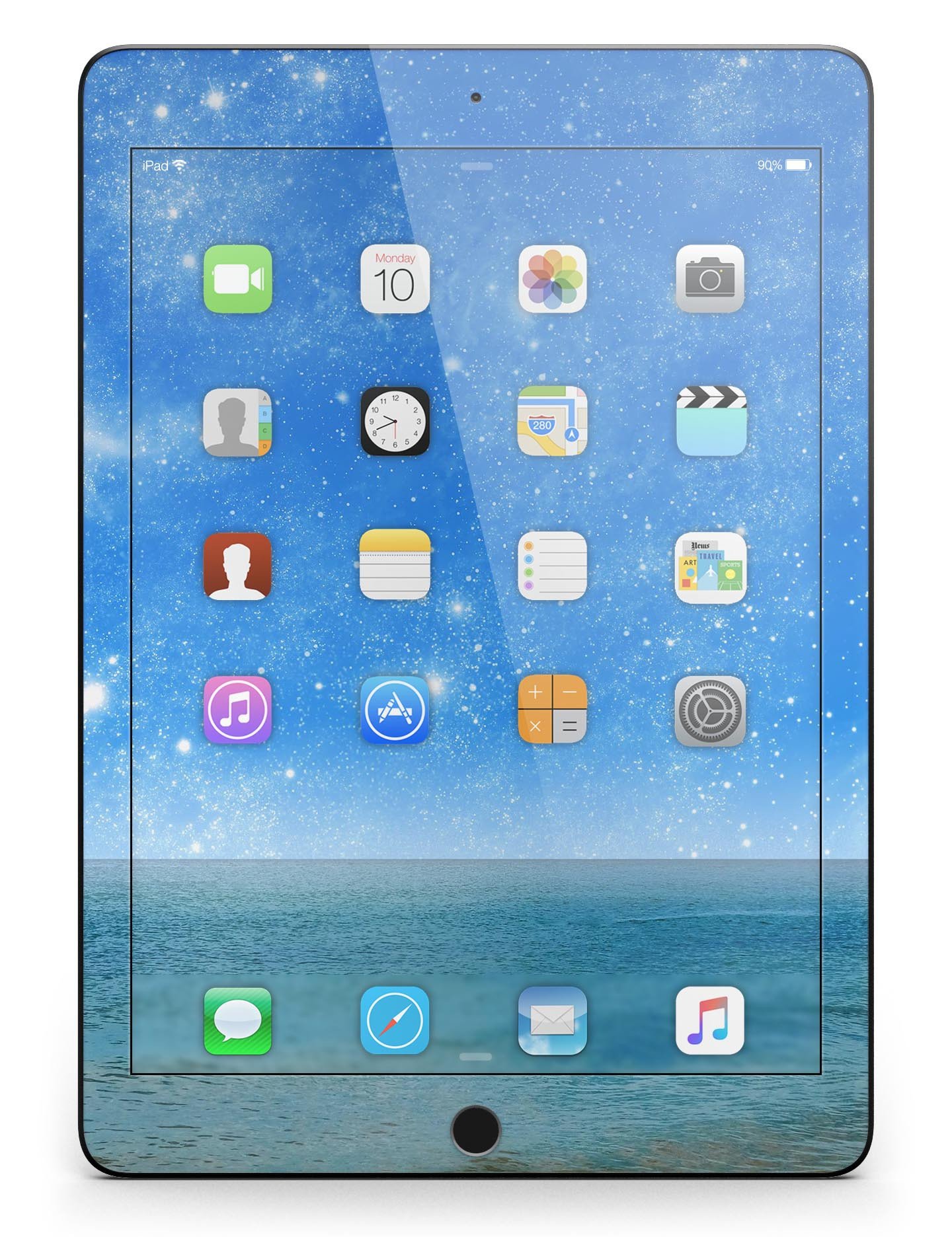 Fantasy Fantasea Full Body Skin for iPad Pro, showcasing vibrant design and premium vinyl material.