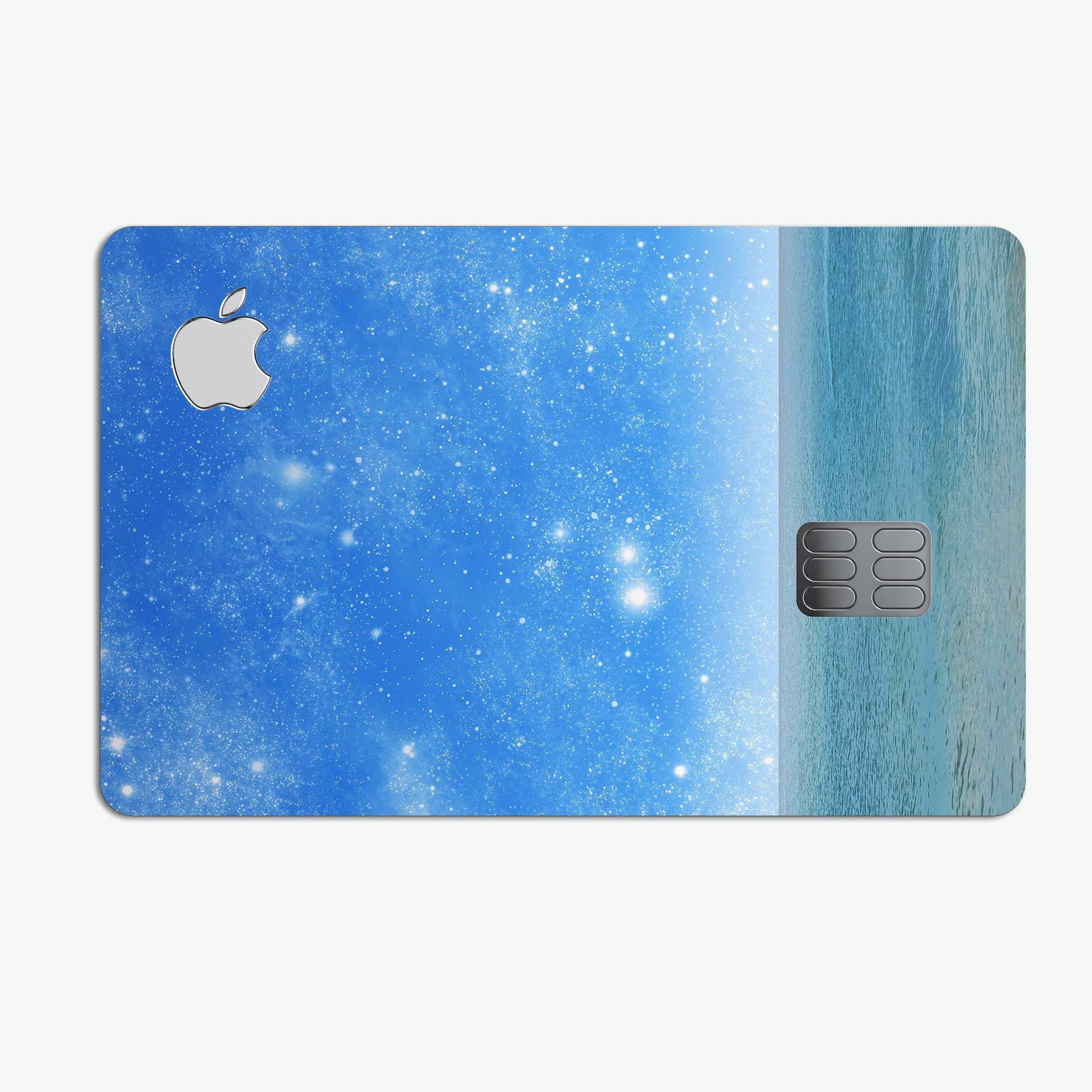 Fantasy Fantasea Premium Protective Decal Skin-Kit for Apple Card, showcasing its vibrant design and high-quality finish.