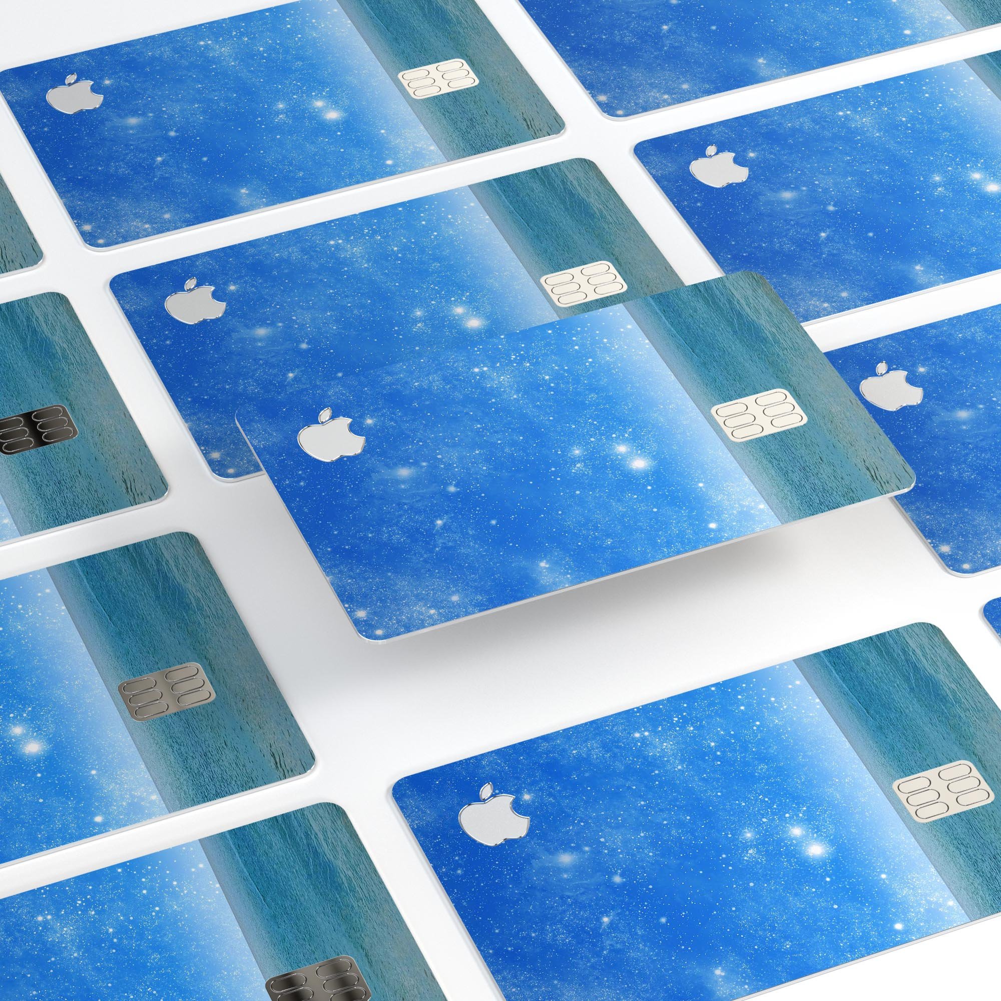 Fantasy Fantasea Premium Protective Decal Skin-Kit for Apple Card, showcasing its vibrant design and high-quality finish.