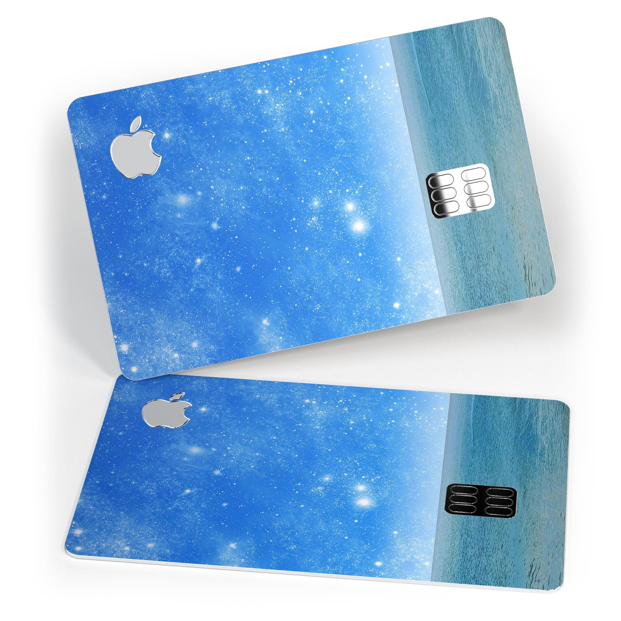 Fantasy Fantasea Premium Protective Decal Skin-Kit for Apple Card, showcasing its vibrant design and high-quality finish.
