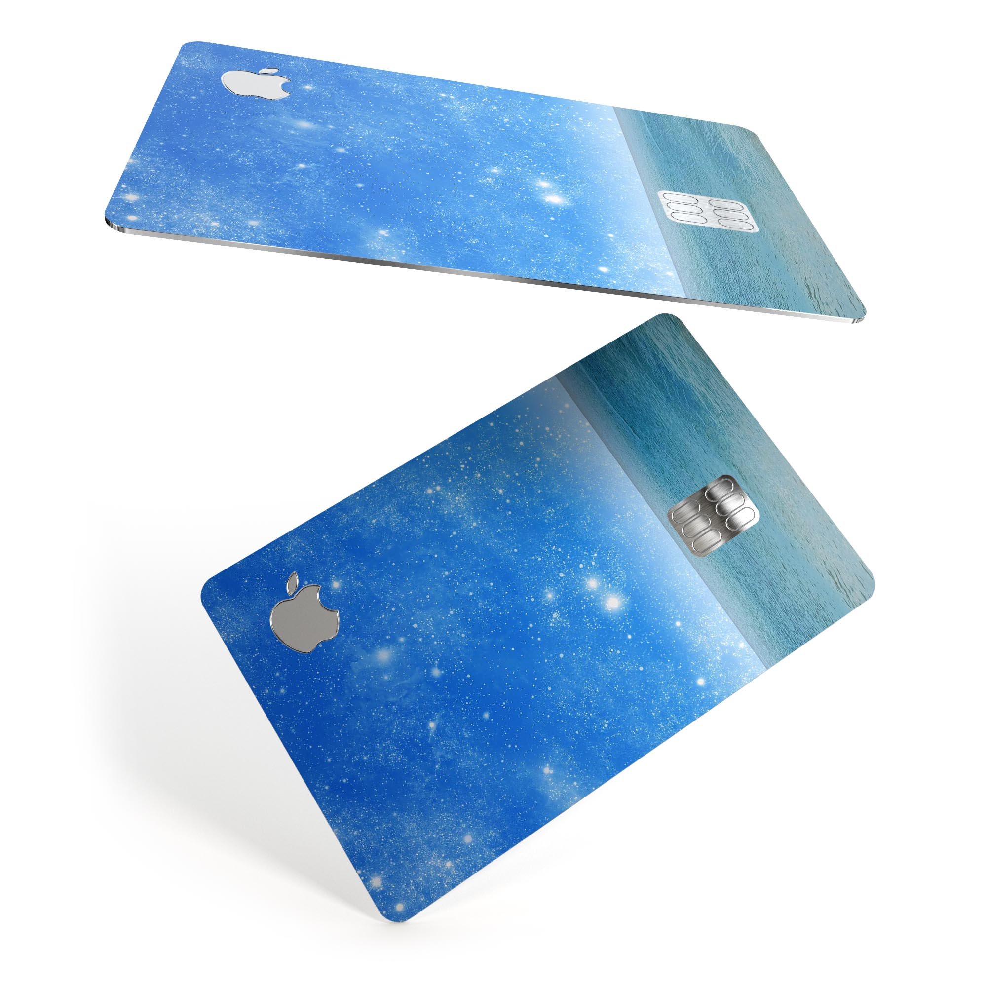Fantasy Fantasea Premium Protective Decal Skin-Kit for Apple Card, showcasing its vibrant design and high-quality finish.