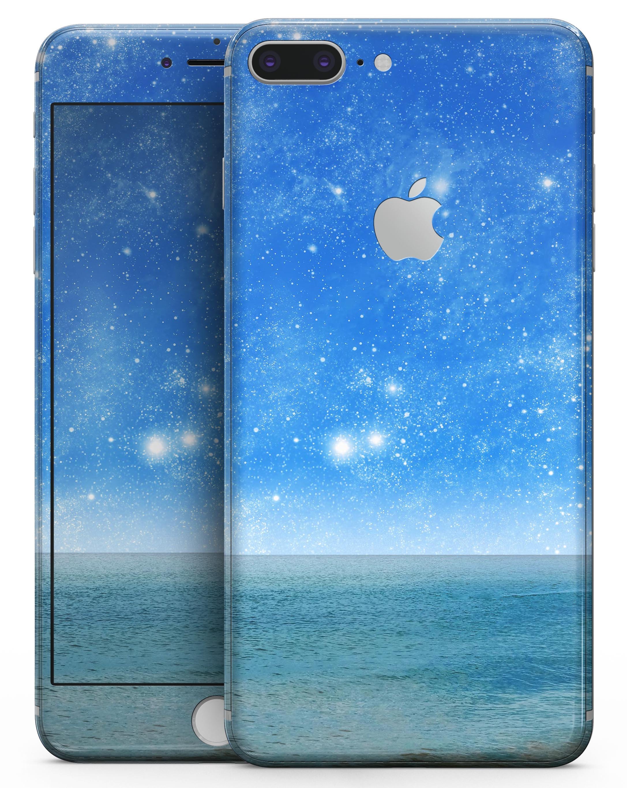 Fantasy Fantasea skin-kit for iPhone 8 and 8 Plus, showcasing vibrant design and premium vinyl material.